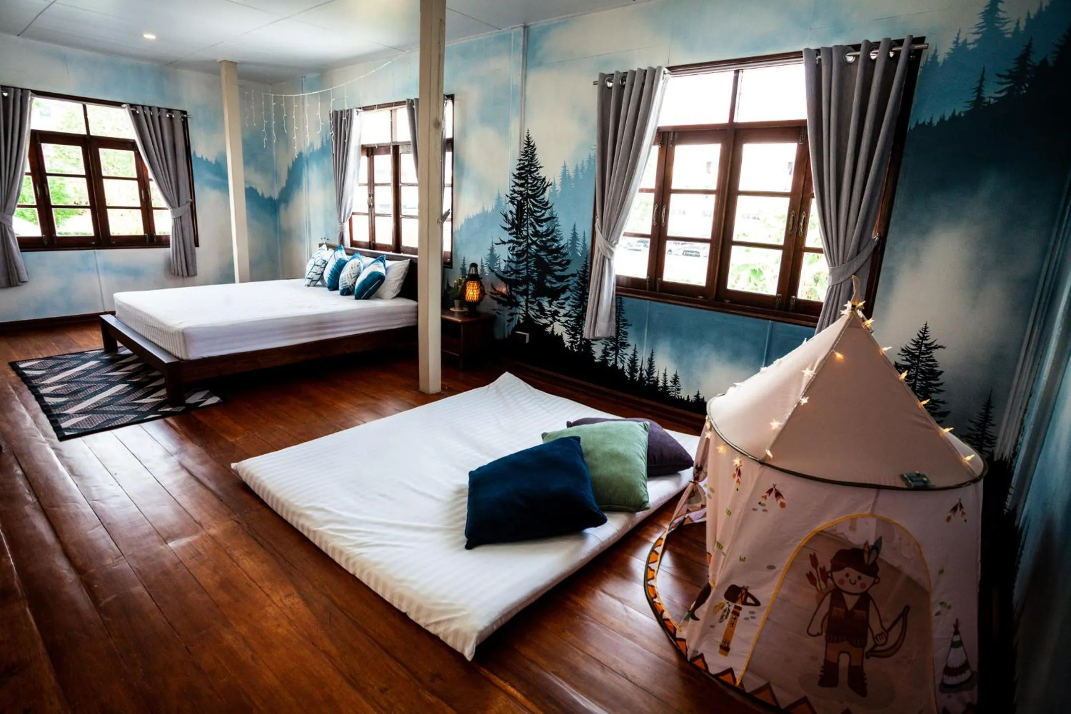 Bed in Baan Suan Krung Kao