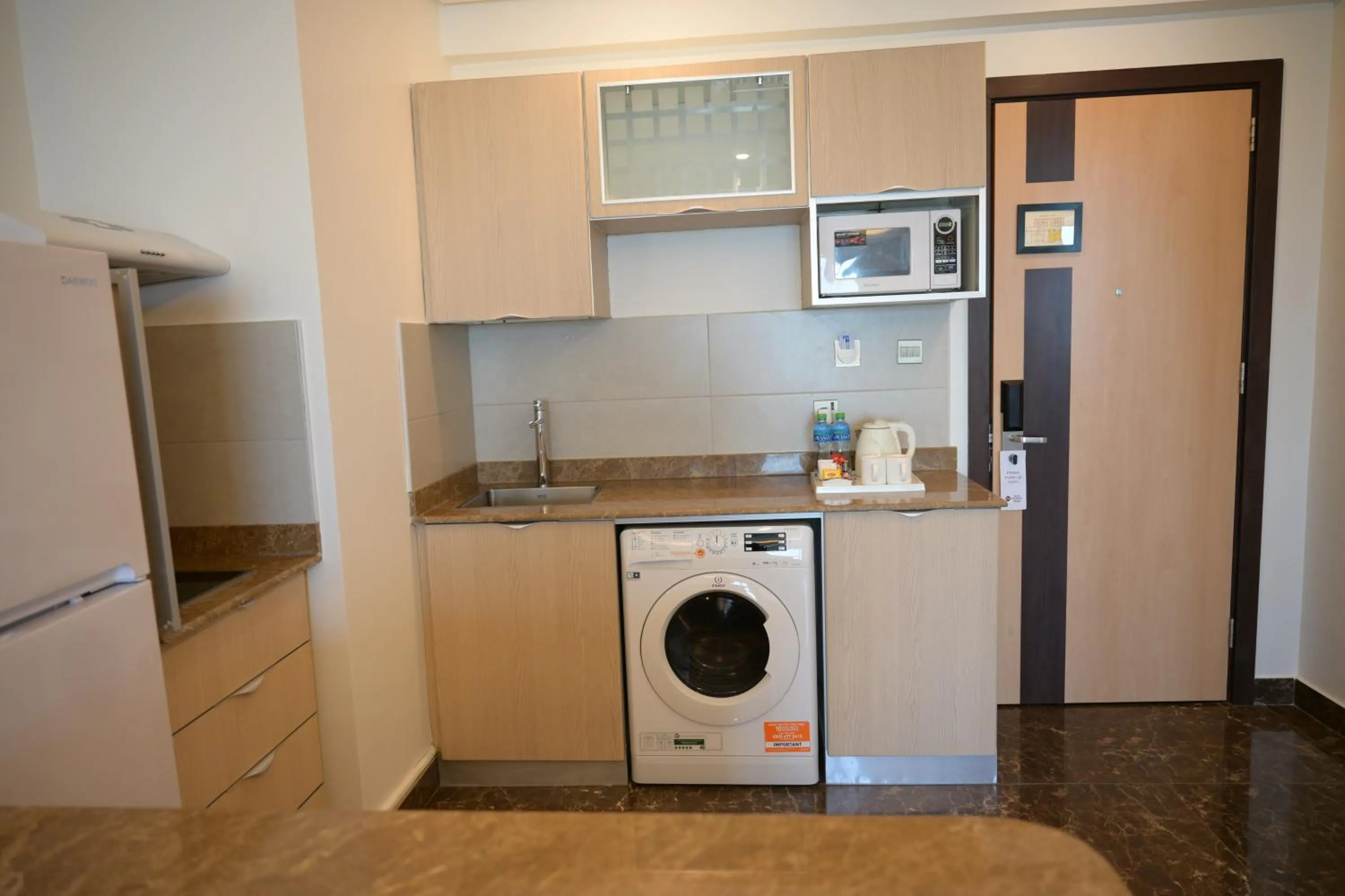 Kitchen or kitchenette in Best Western Plus Mahboula