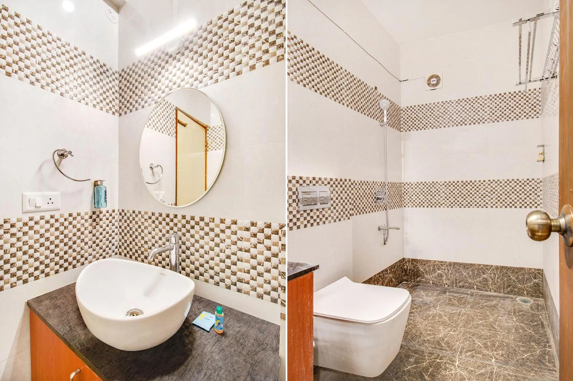 Bathroom in Hotel The Sun Suites - Yelahanka