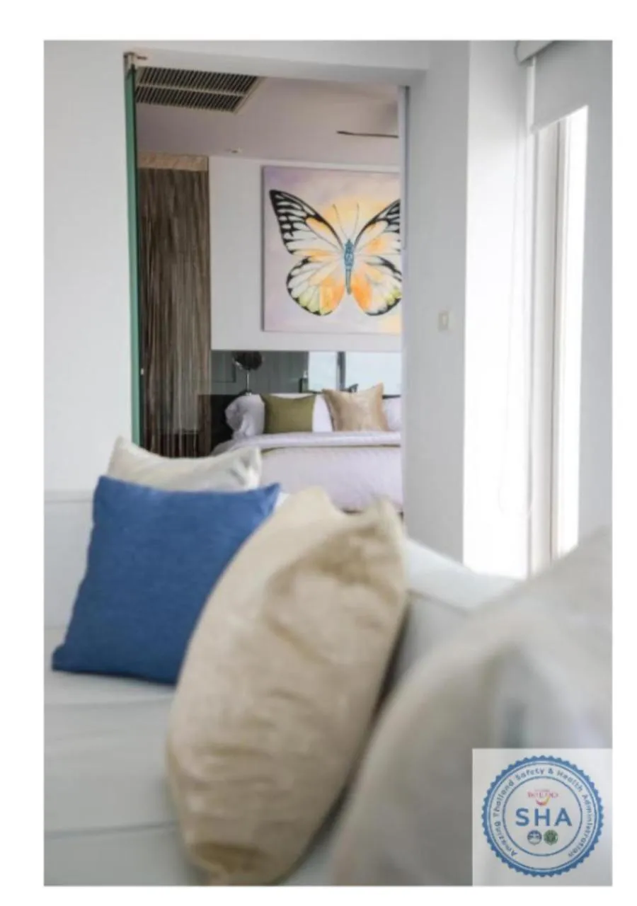 Bed in Panorama Samui Residences