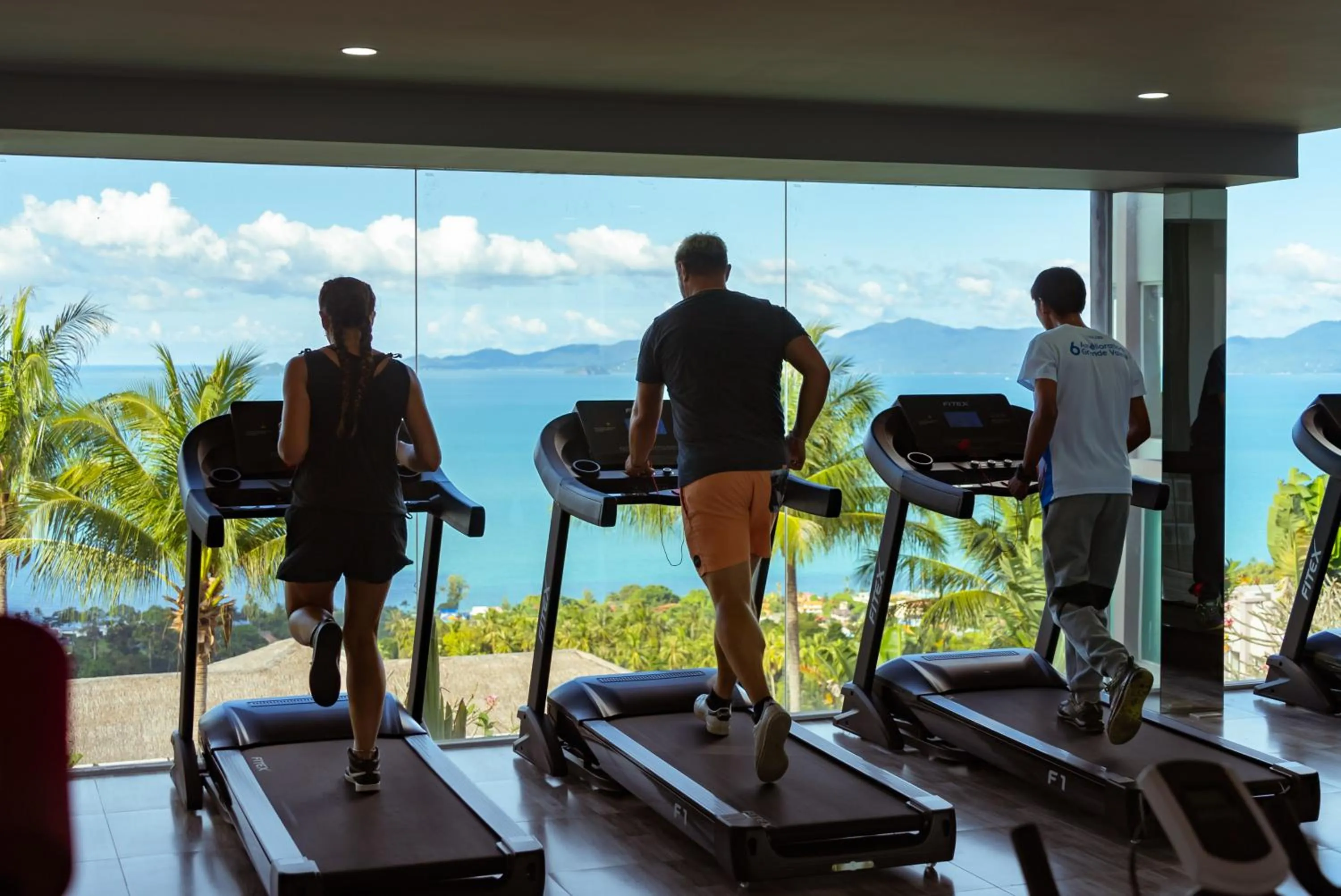 Fitness centre/facilities in Panorama Samui Residences