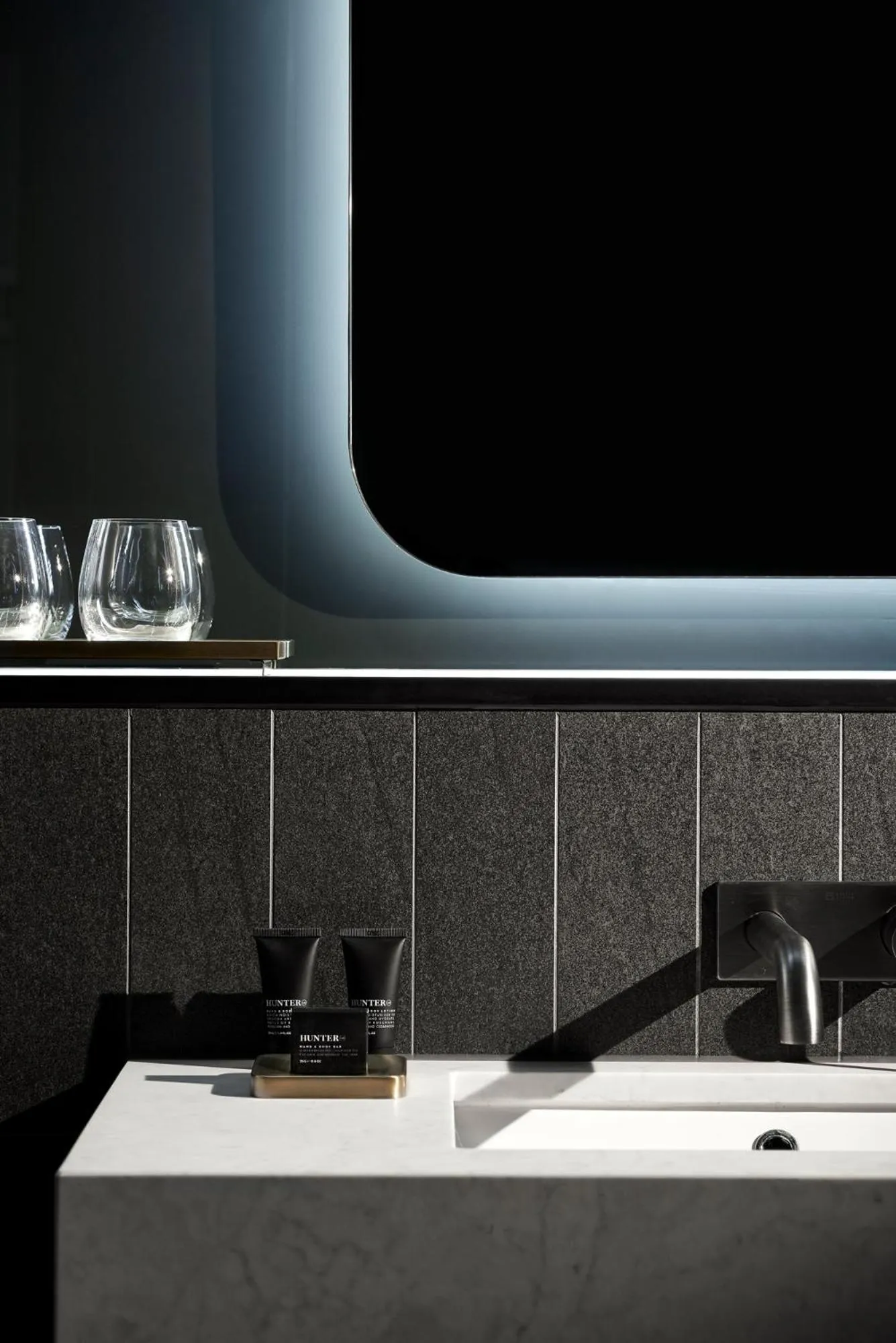 Bathroom in Midnight Hotel, Autograph Collection