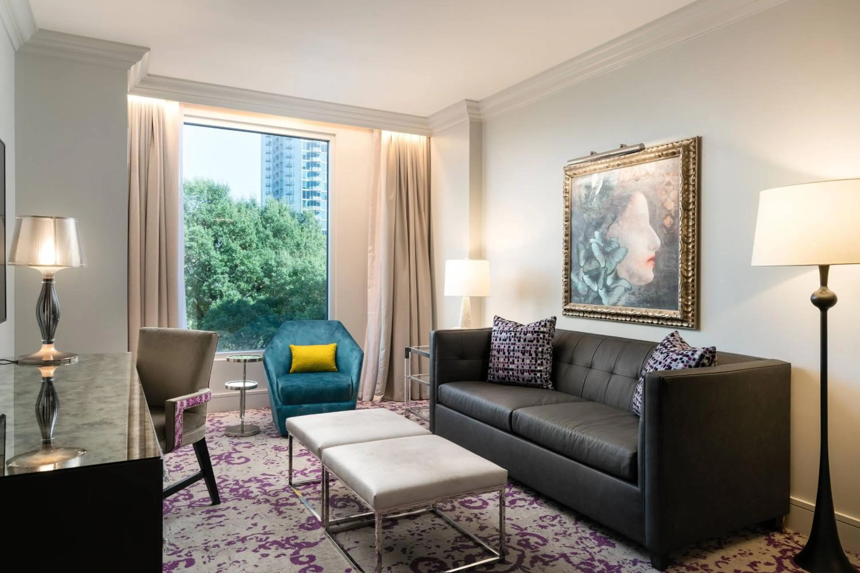 Living room in Grand Bohemian Charlotte, Autograph Collection