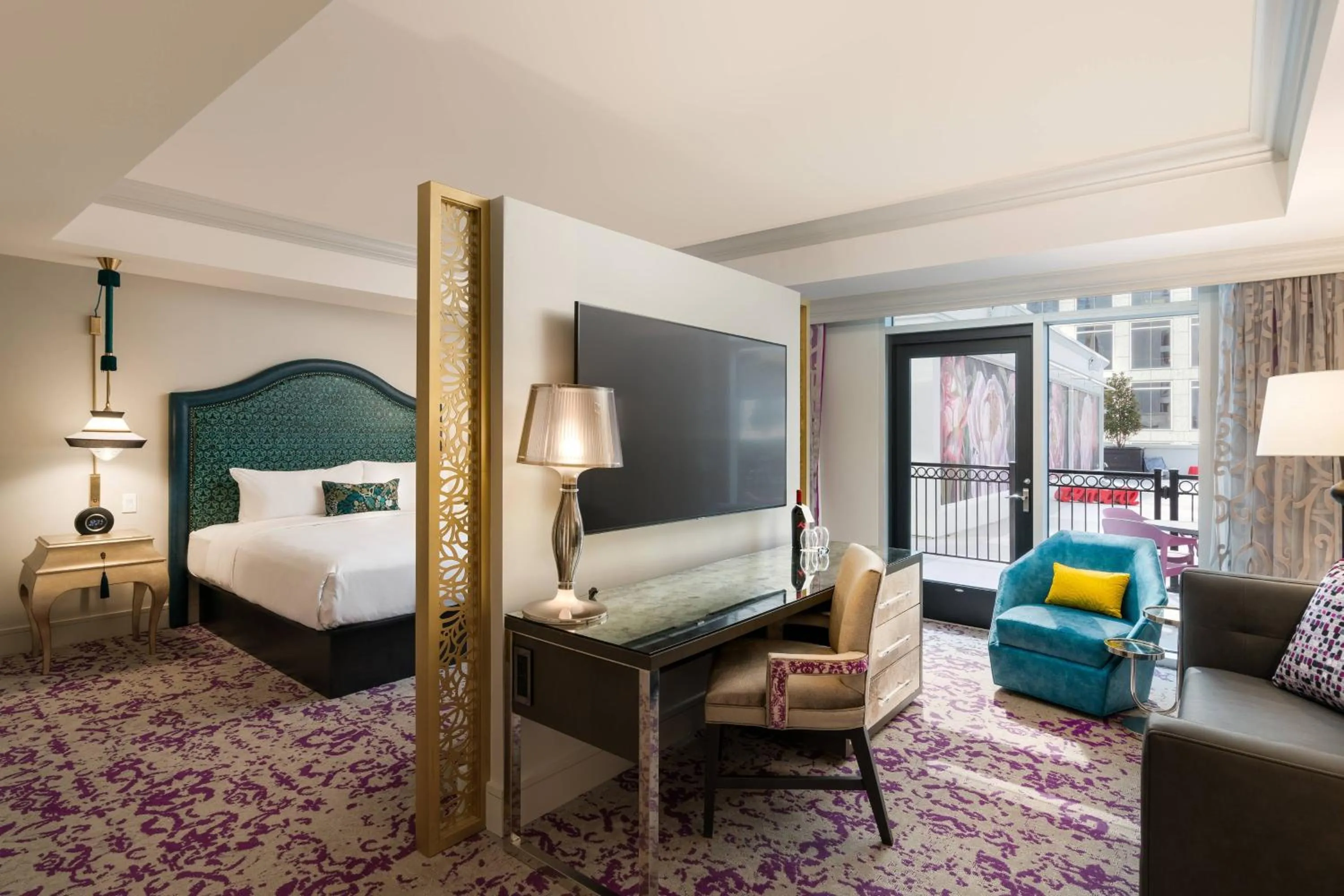 Bedroom, Bed in Grand Bohemian Charlotte, Autograph Collection