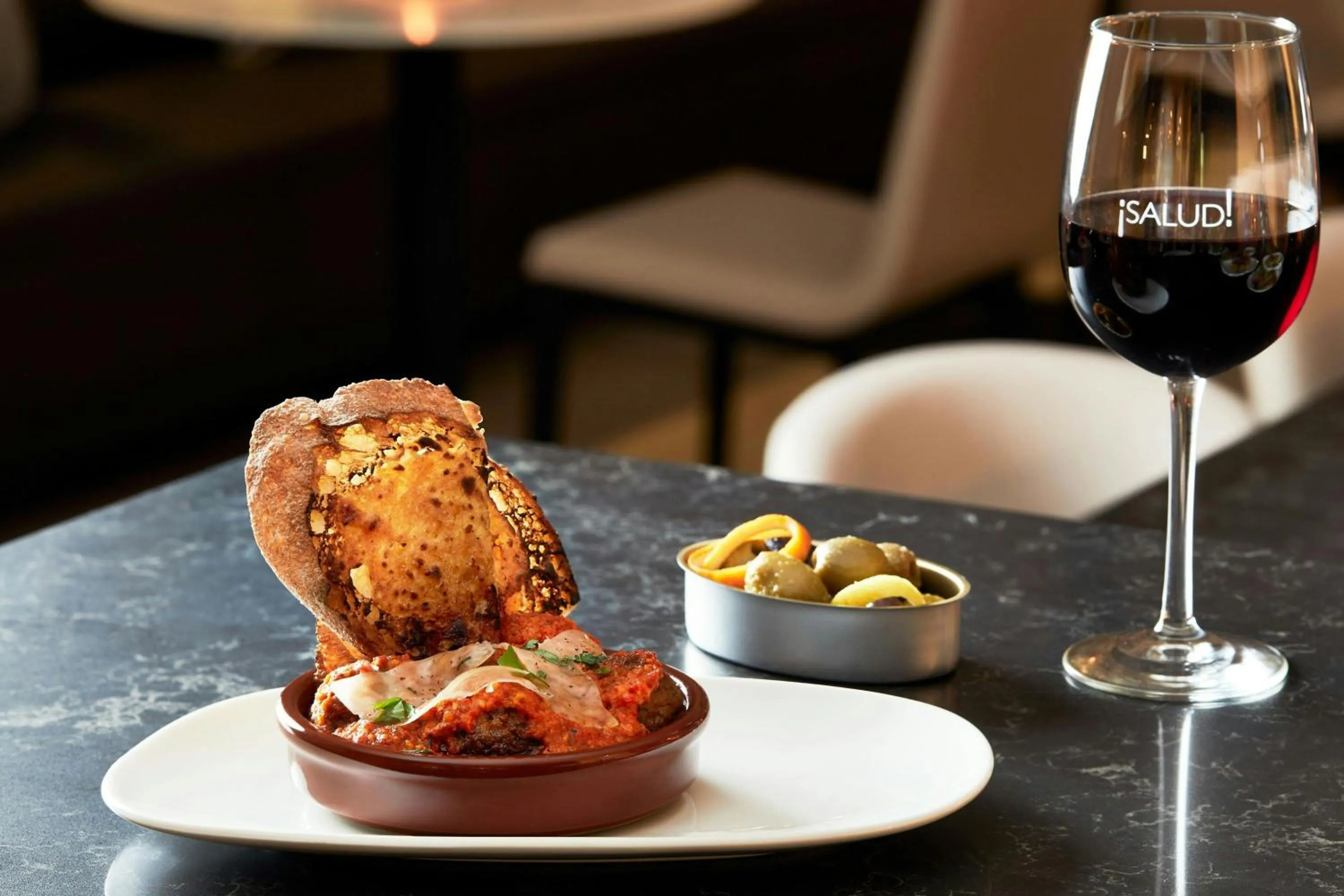 Lounge or bar in AC Hotel by Marriott Charlotte SouthPark