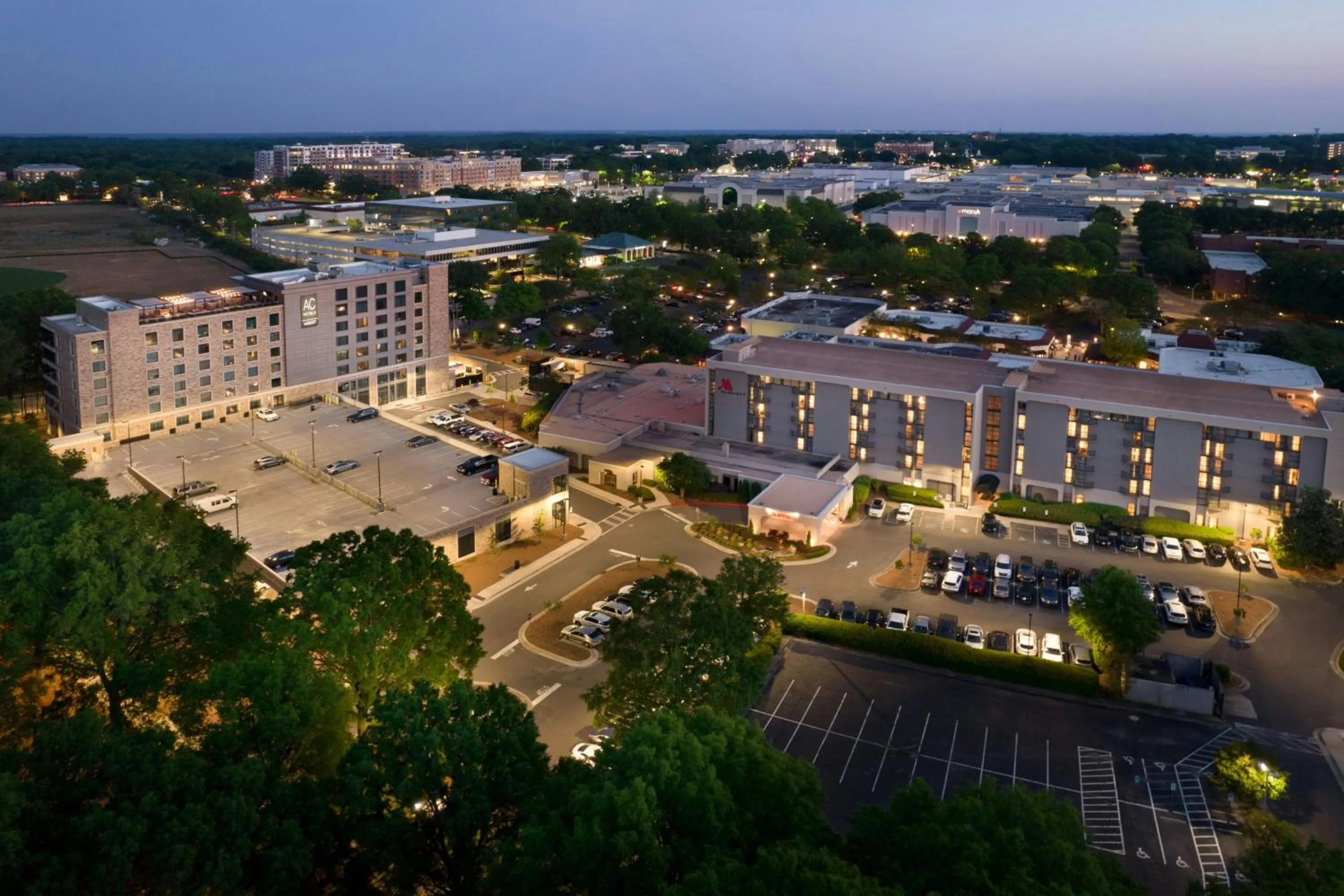 Property building in AC Hotel by Marriott Charlotte SouthPark