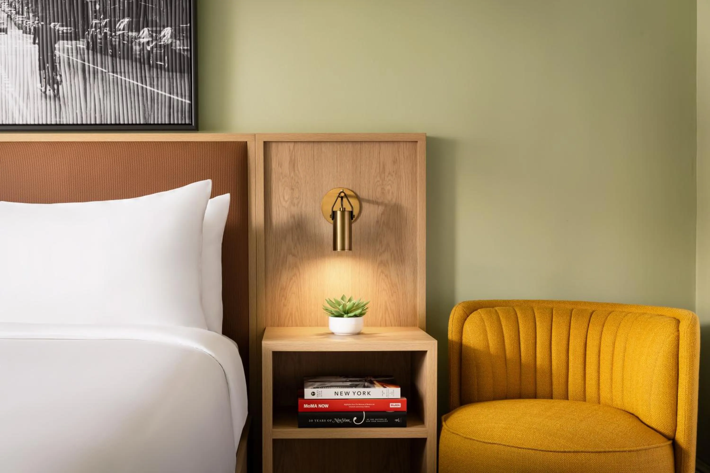 Bedroom, Bed in Row NYC at Times Square