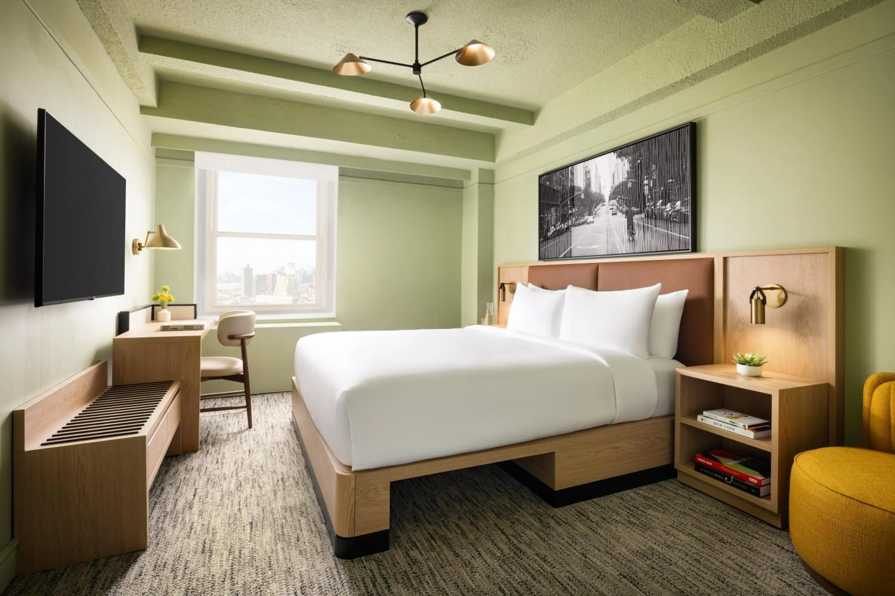 Bedroom, Bed in Row NYC at Times Square