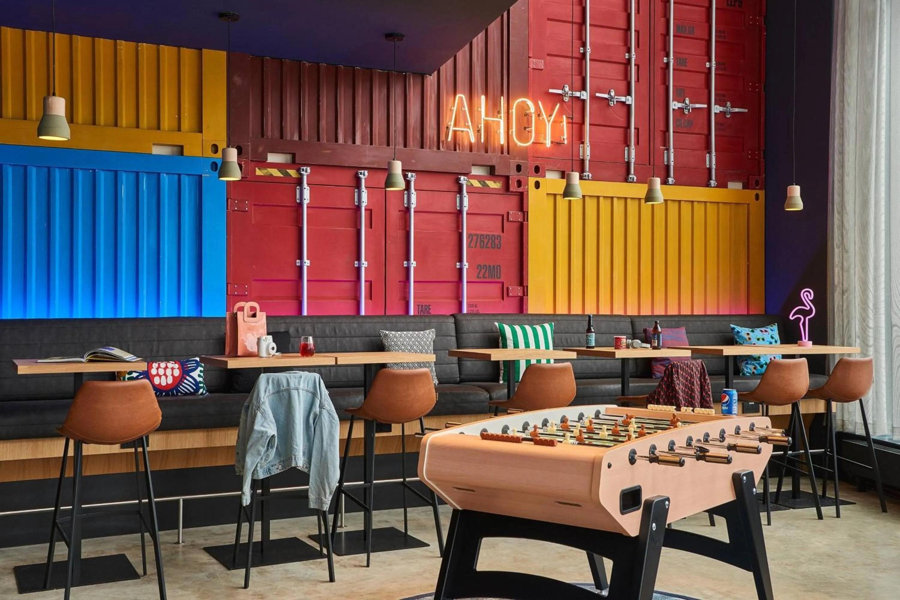 Lounge or bar in Moxy Southampton