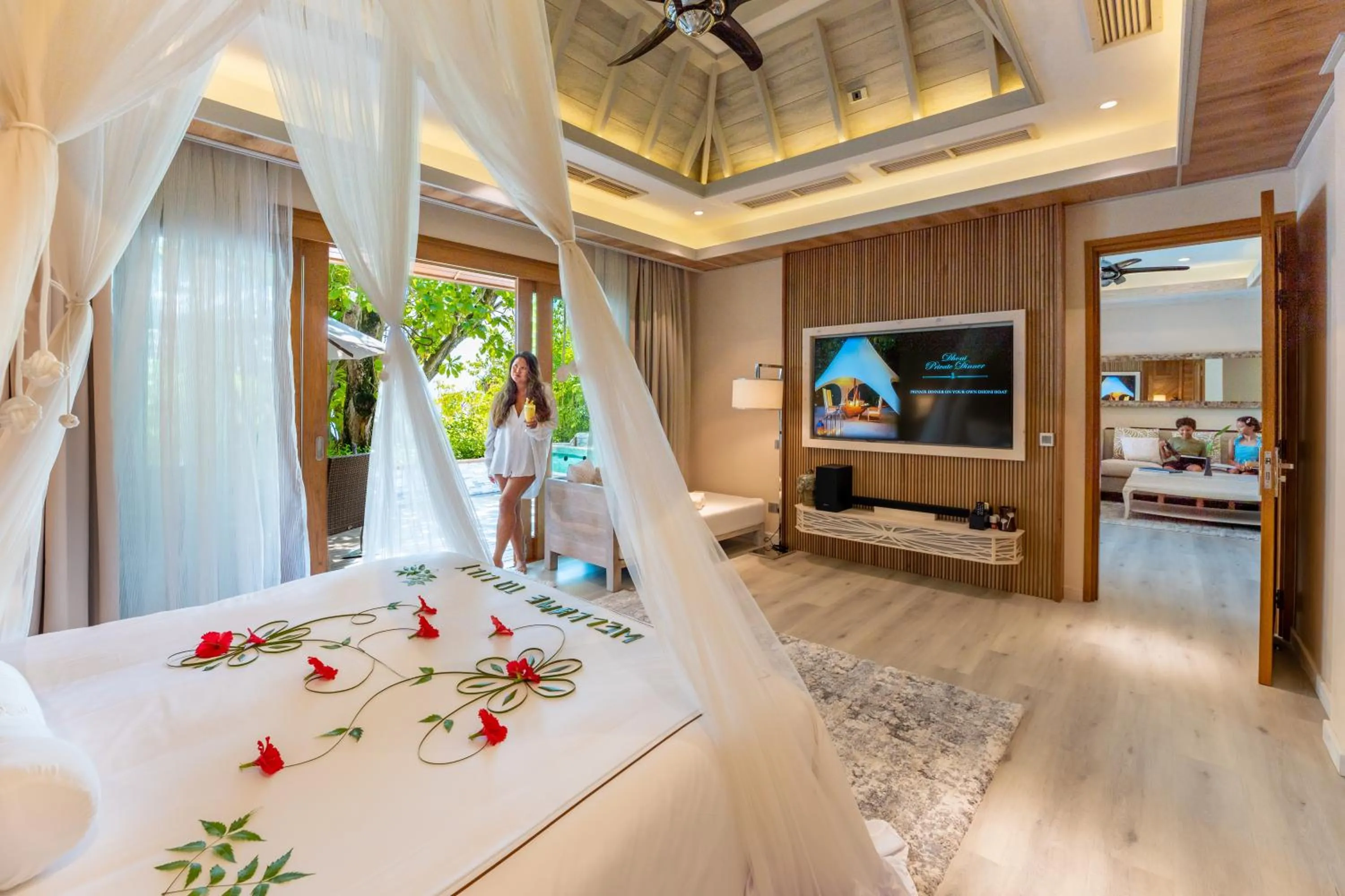 Bedroom, Bed in Lily Beach Resort and Spa - All Inclusive