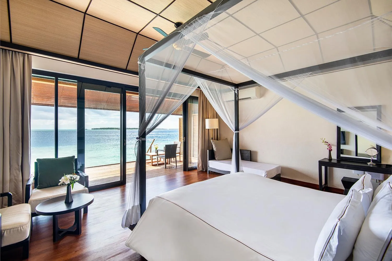 Bed in Lily Beach Resort and Spa - All Inclusive