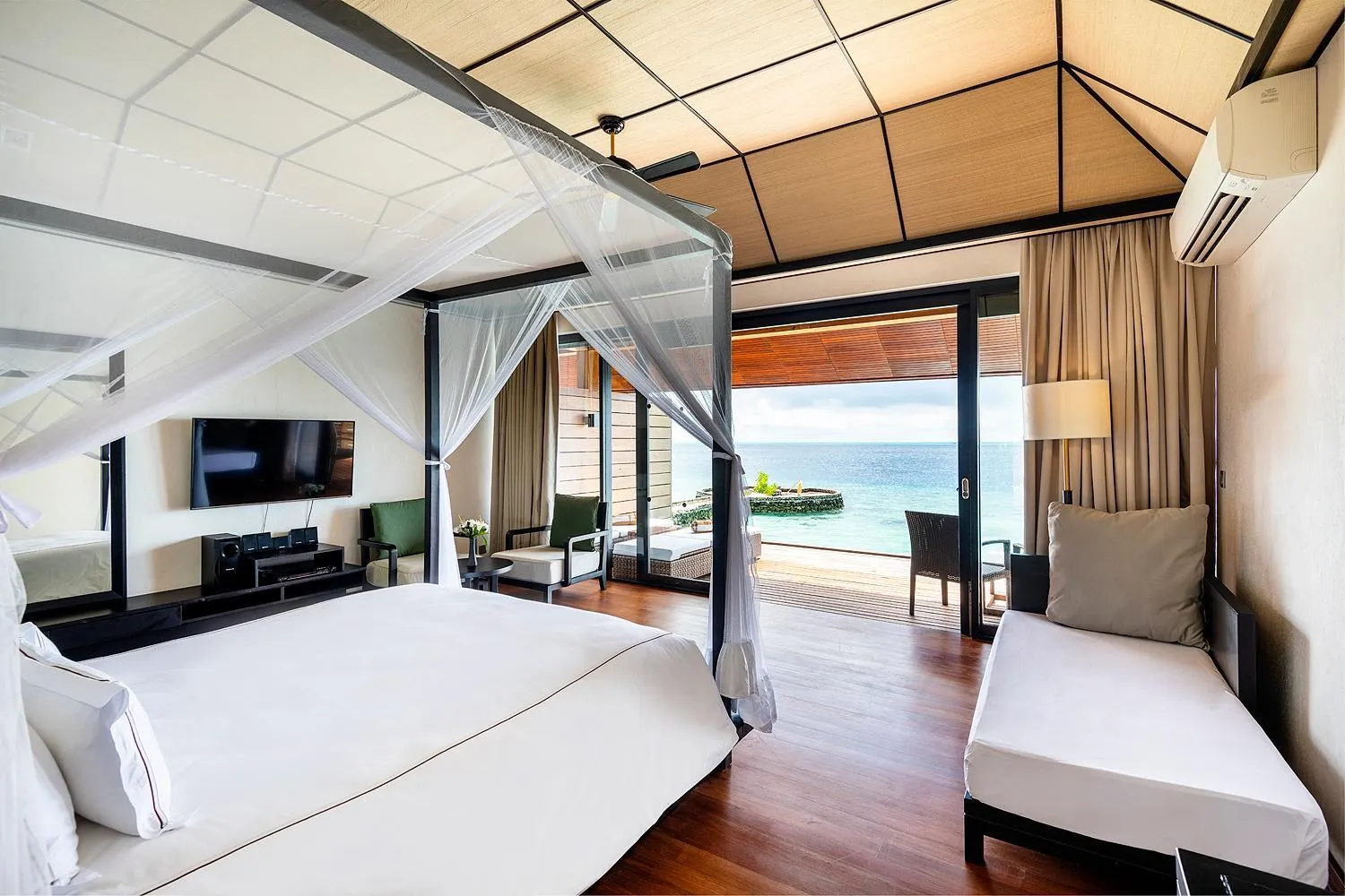 Bed in Lily Beach Resort and Spa - All Inclusive