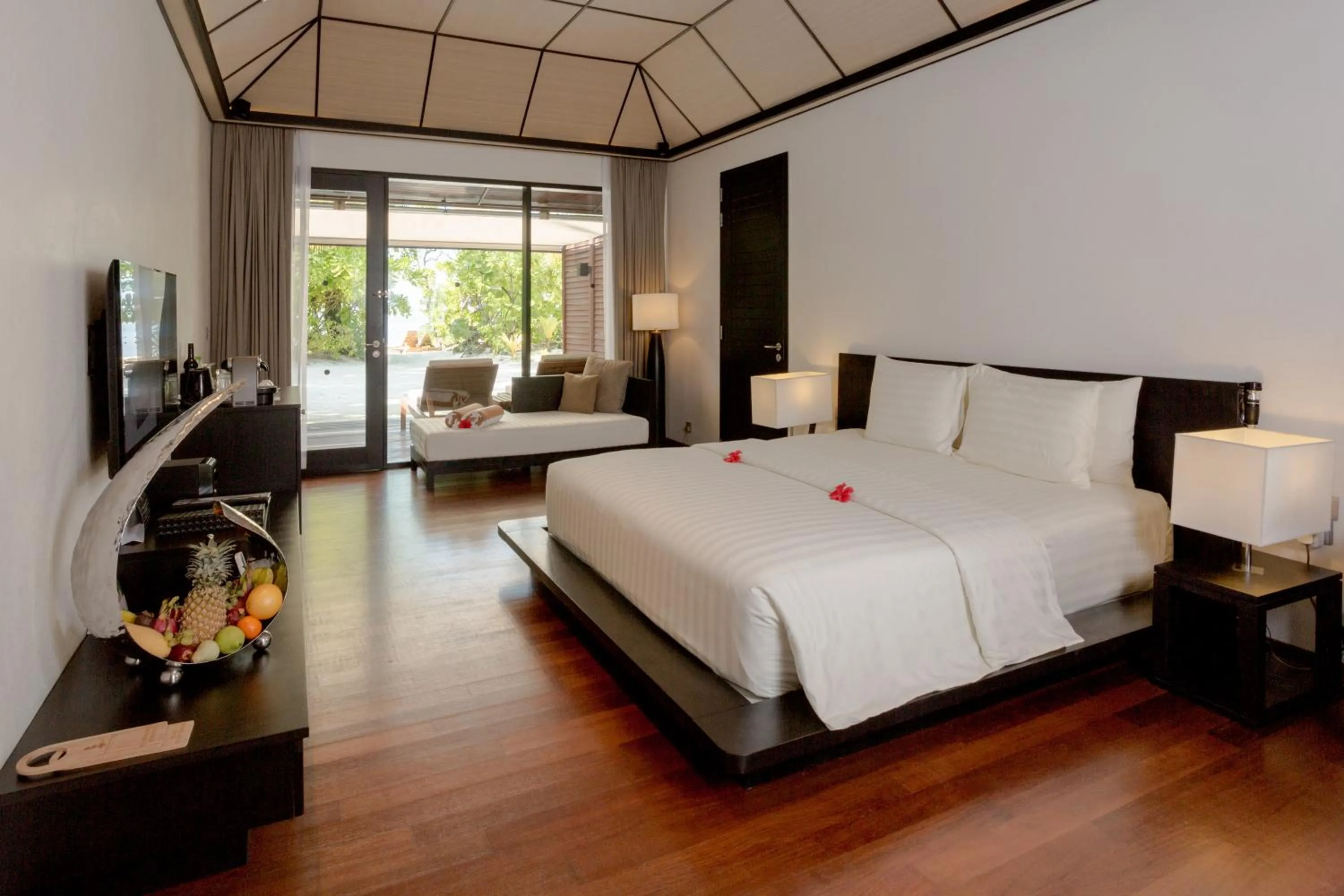 Bedroom, Bed in Lily Beach Resort and Spa - All Inclusive