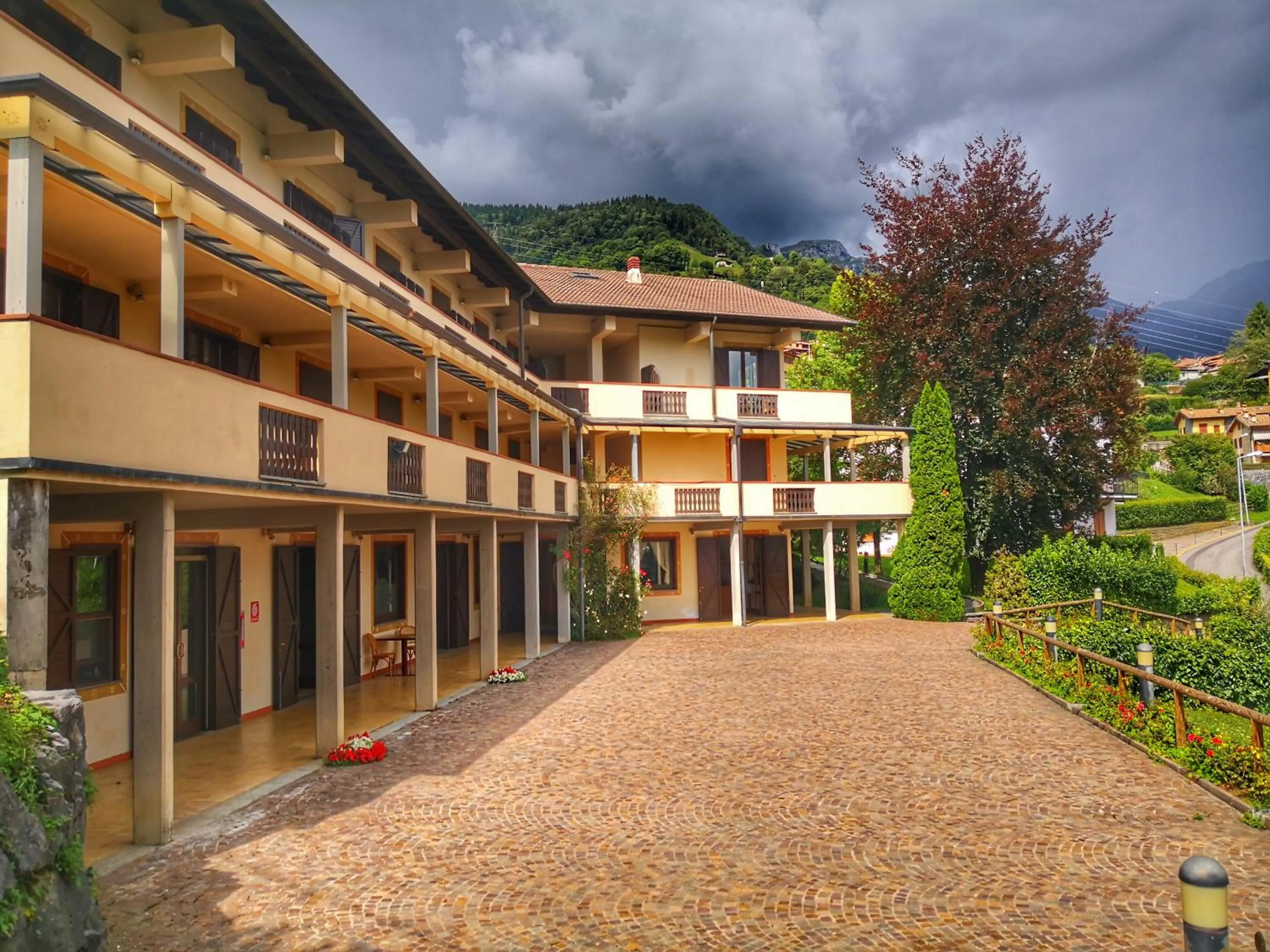 Property building in Grem Bike Hostel