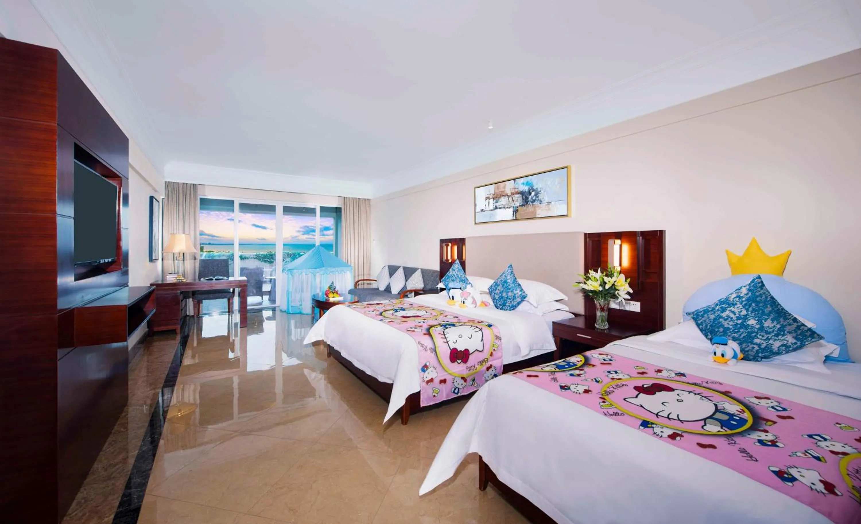 Photo of the whole room, Bed in Wyndham Garden Wenchang Nanguo