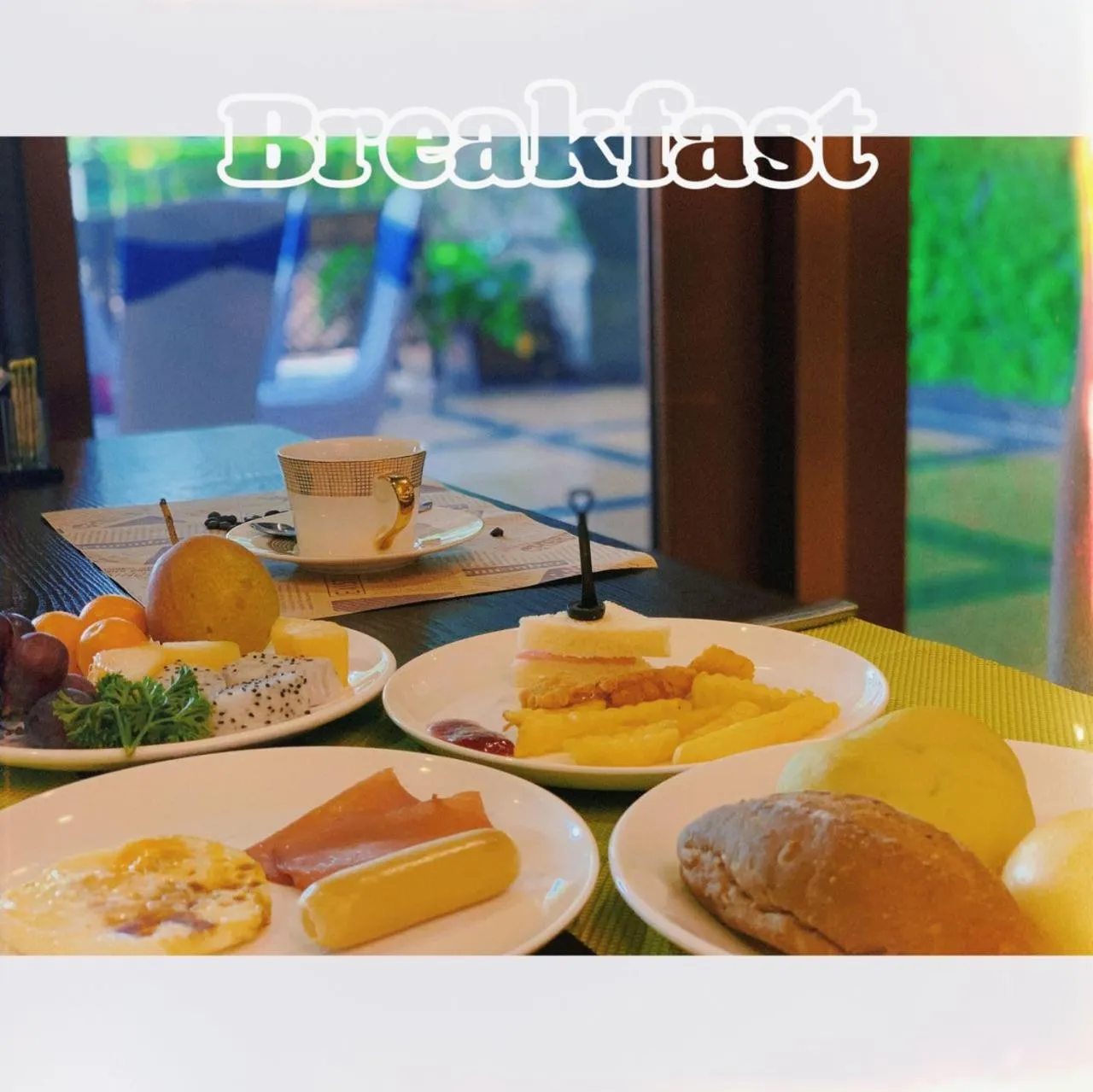 Breakfast in Wyndham Garden Wenchang Nanguo