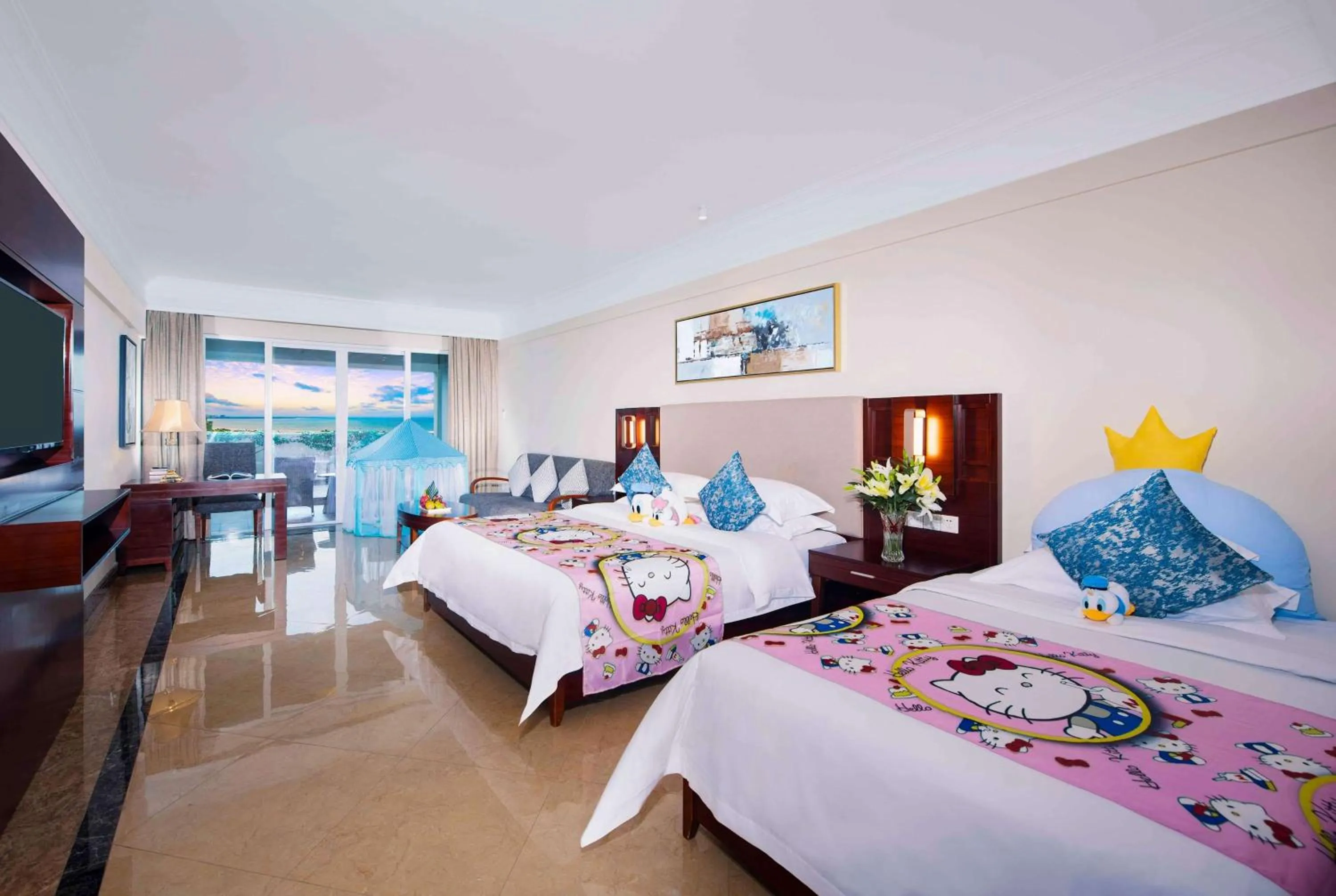 Photo of the whole room, Bed in Wyndham Garden Wenchang Nanguo