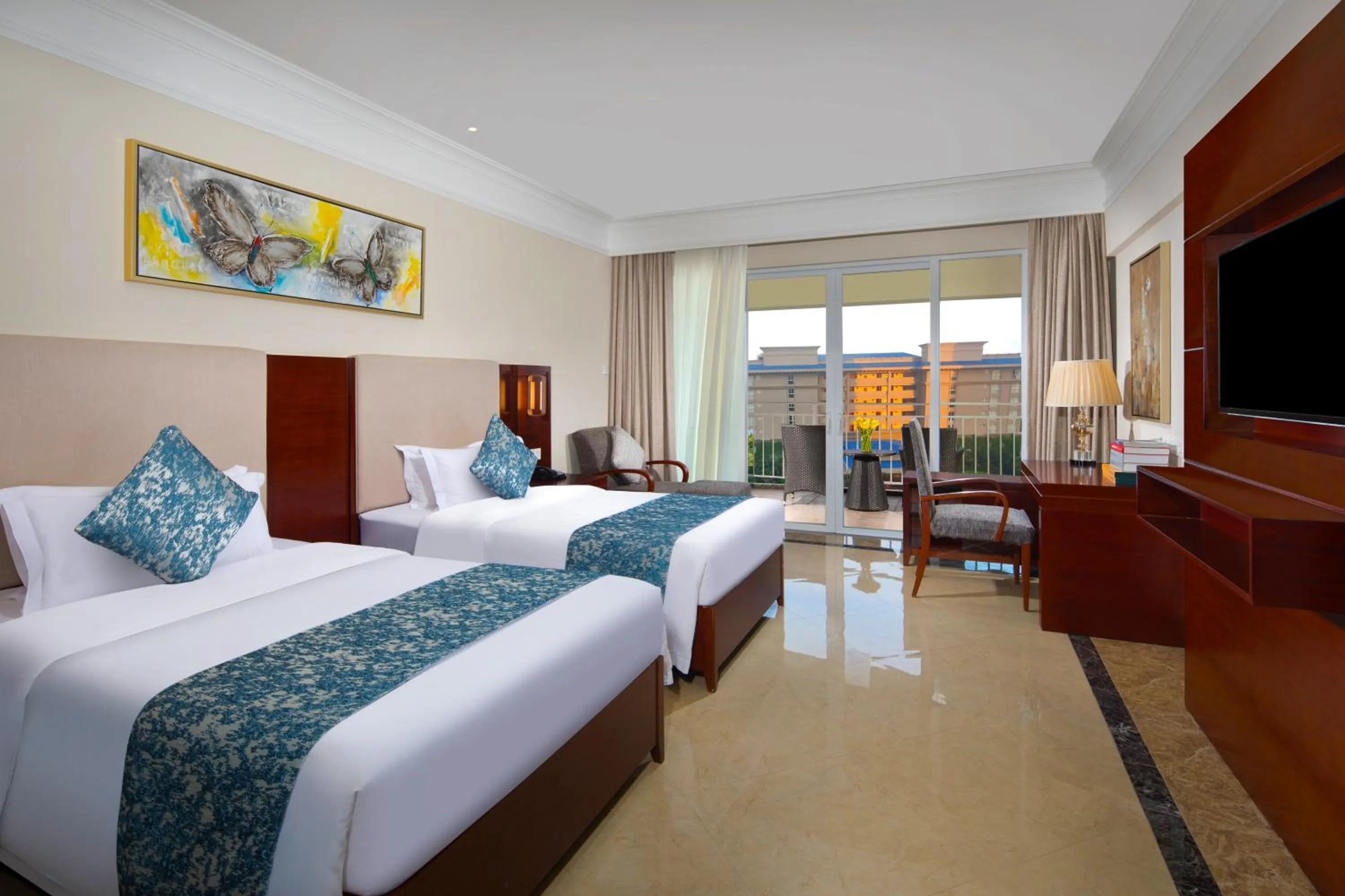 On site, Bed in Wyndham Garden Wenchang Nanguo