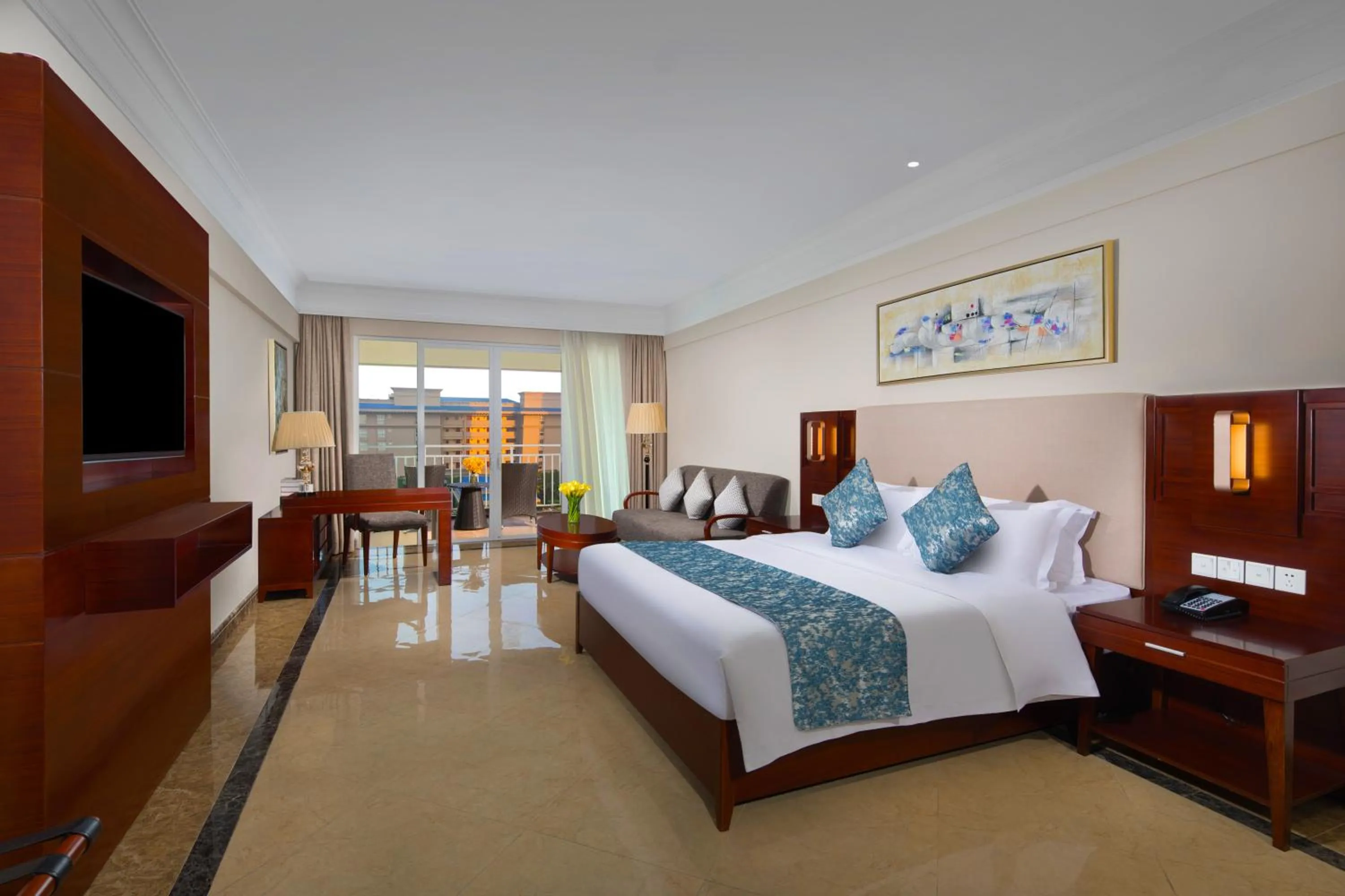 On site, Bed in Wyndham Garden Wenchang Nanguo