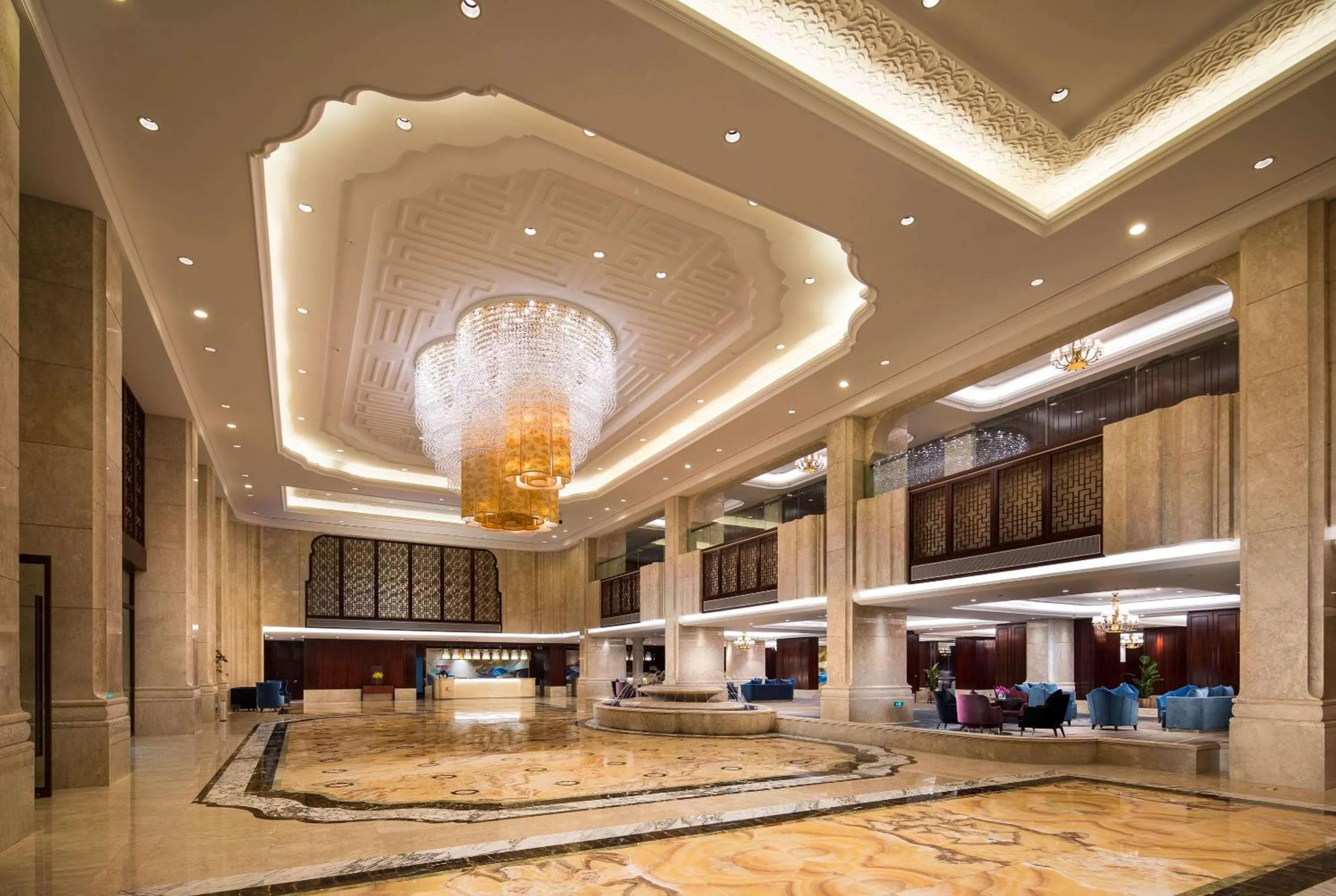Lobby or reception in Wyndham Zhuji West