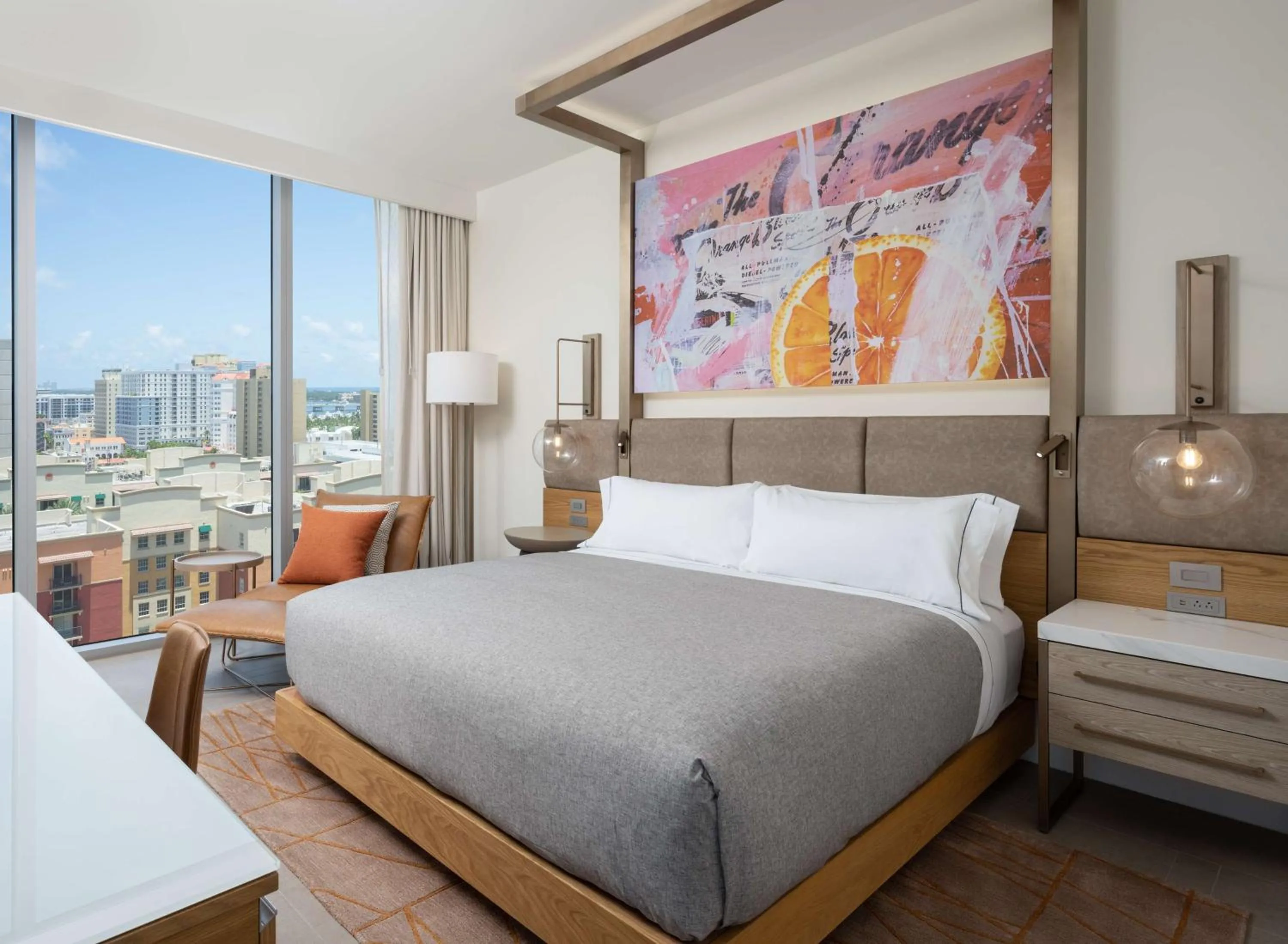 View (from property/room), Bed in Canopy West Palm Beach - Downtown