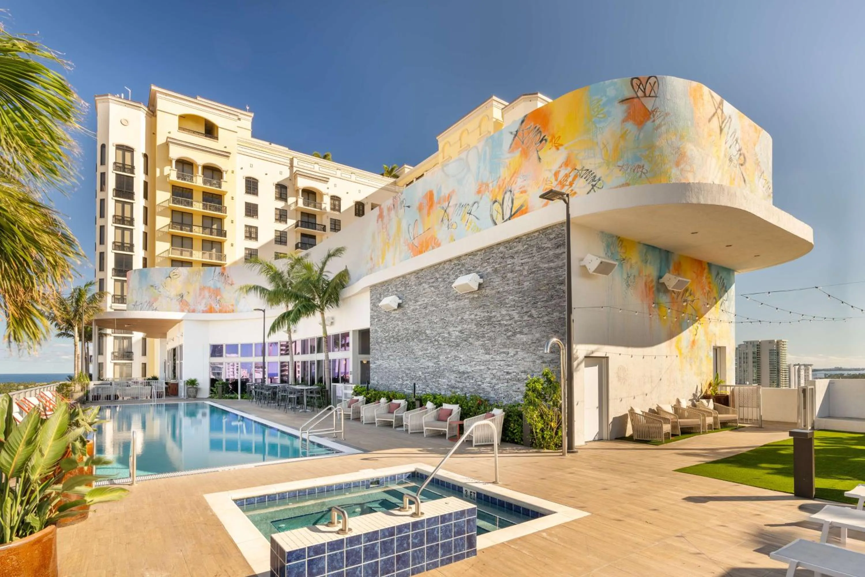 Pool view in Canopy West Palm Beach - Downtown
