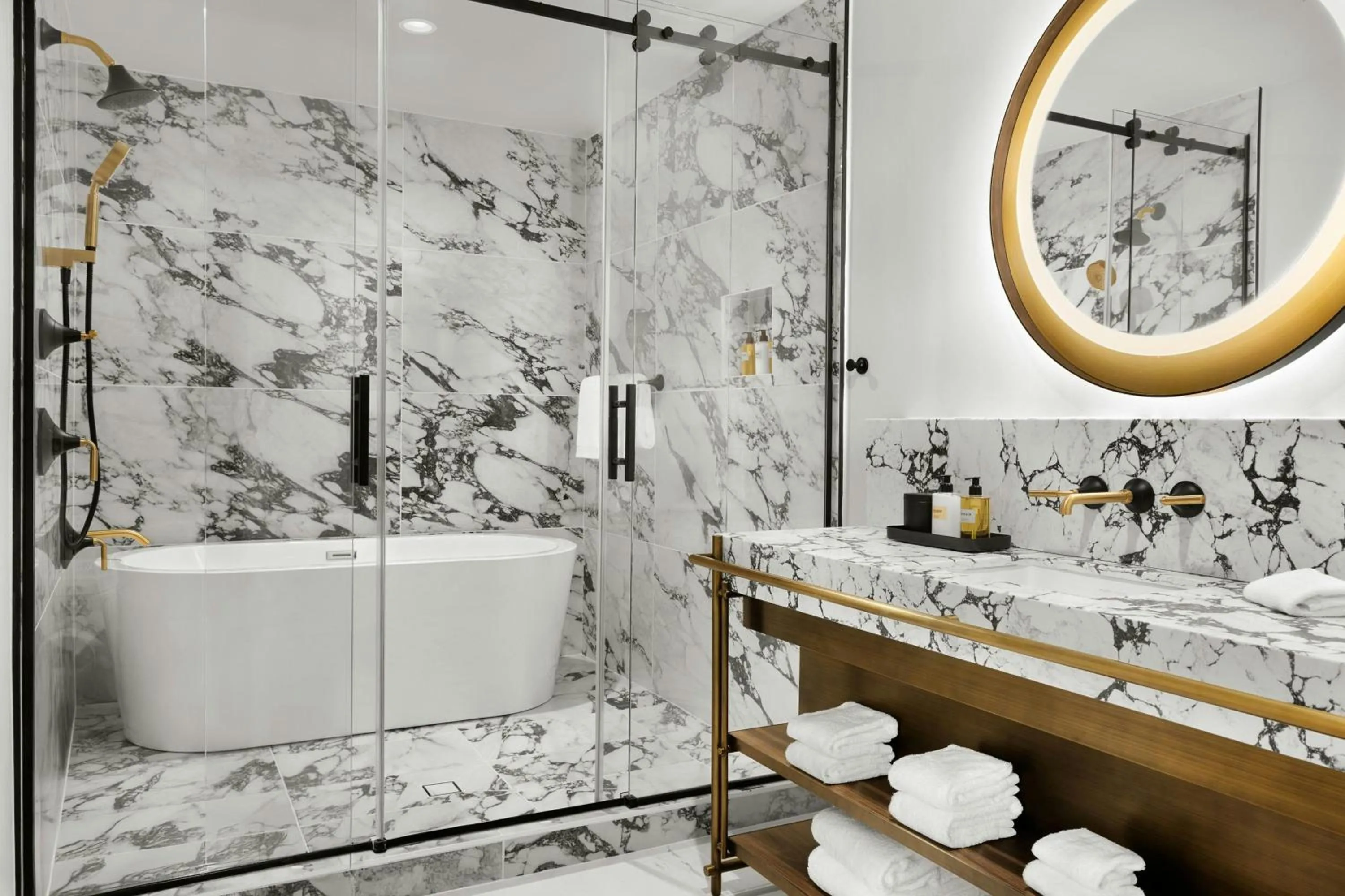 Bathroom in The Gunter Hotel San Antonio Riverwalk