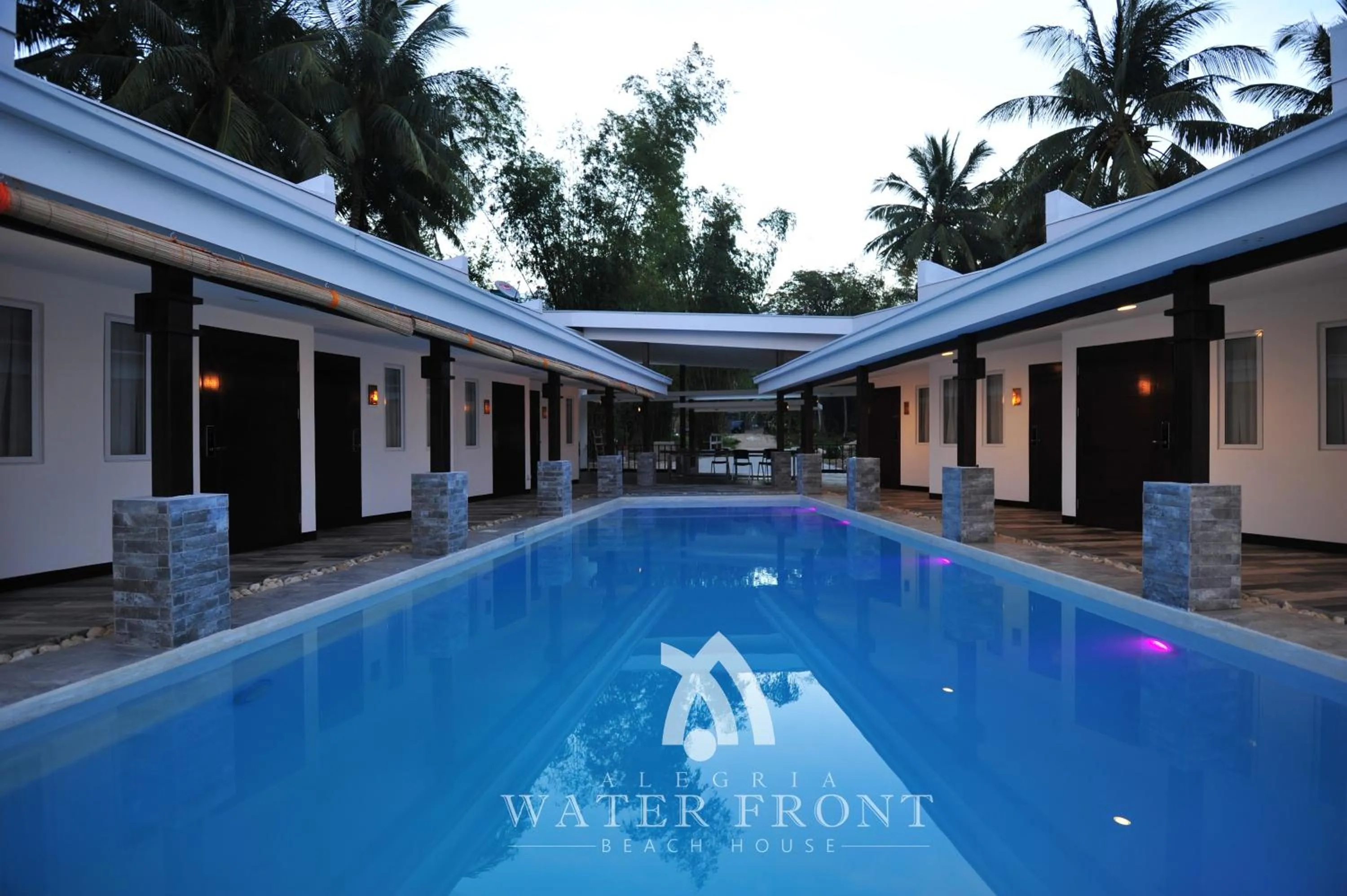 Pool view in Alegria Water Front Beach House
