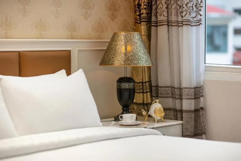 View (from property/room), Bed in Nesta Boutique Hotel Hanoi