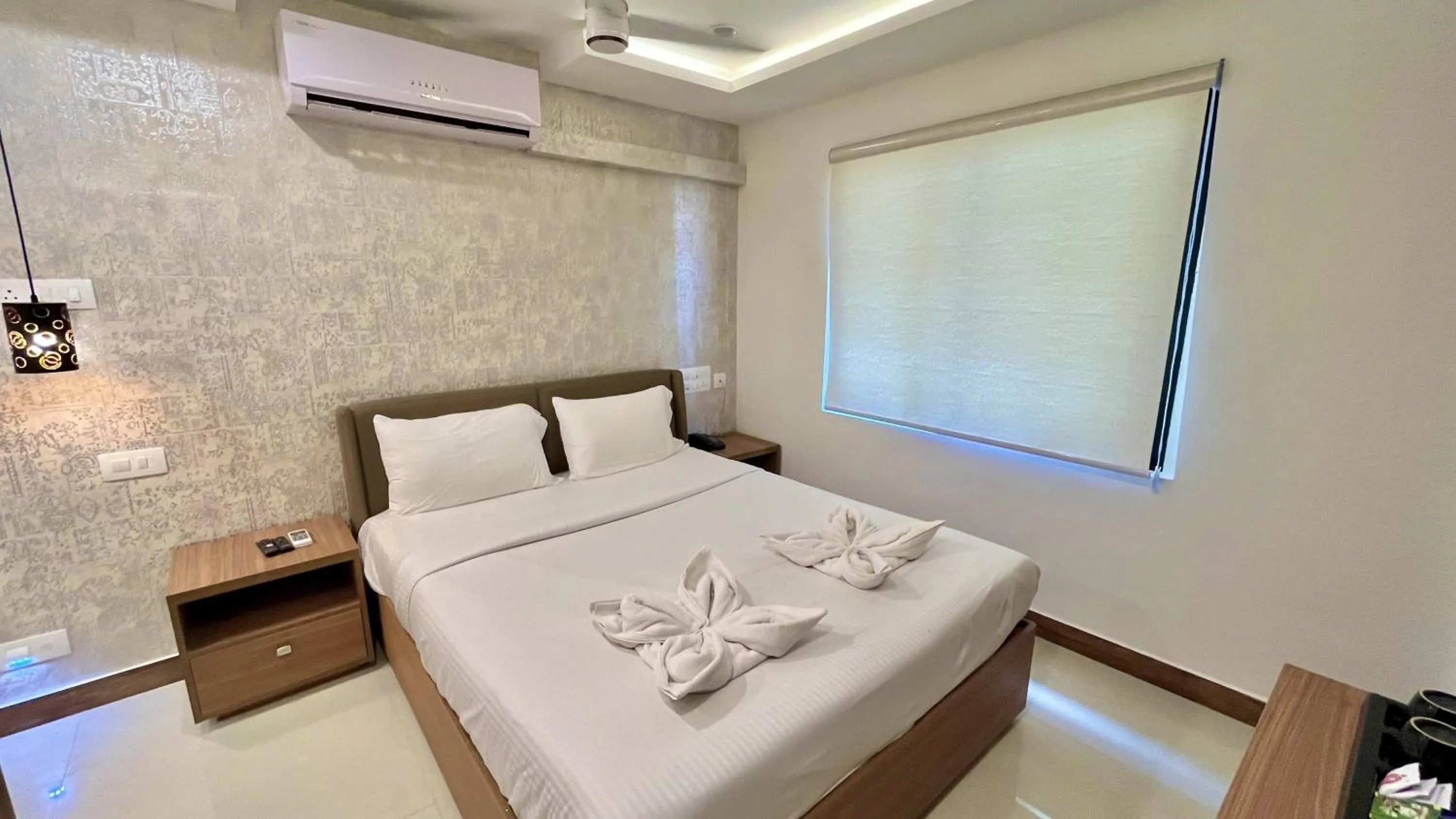 Bed in Hotel Pearl Palace