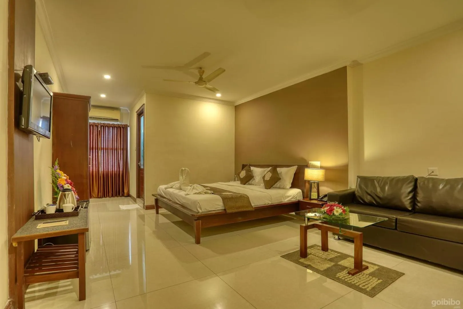 Bed in Hotel Pearl Palace