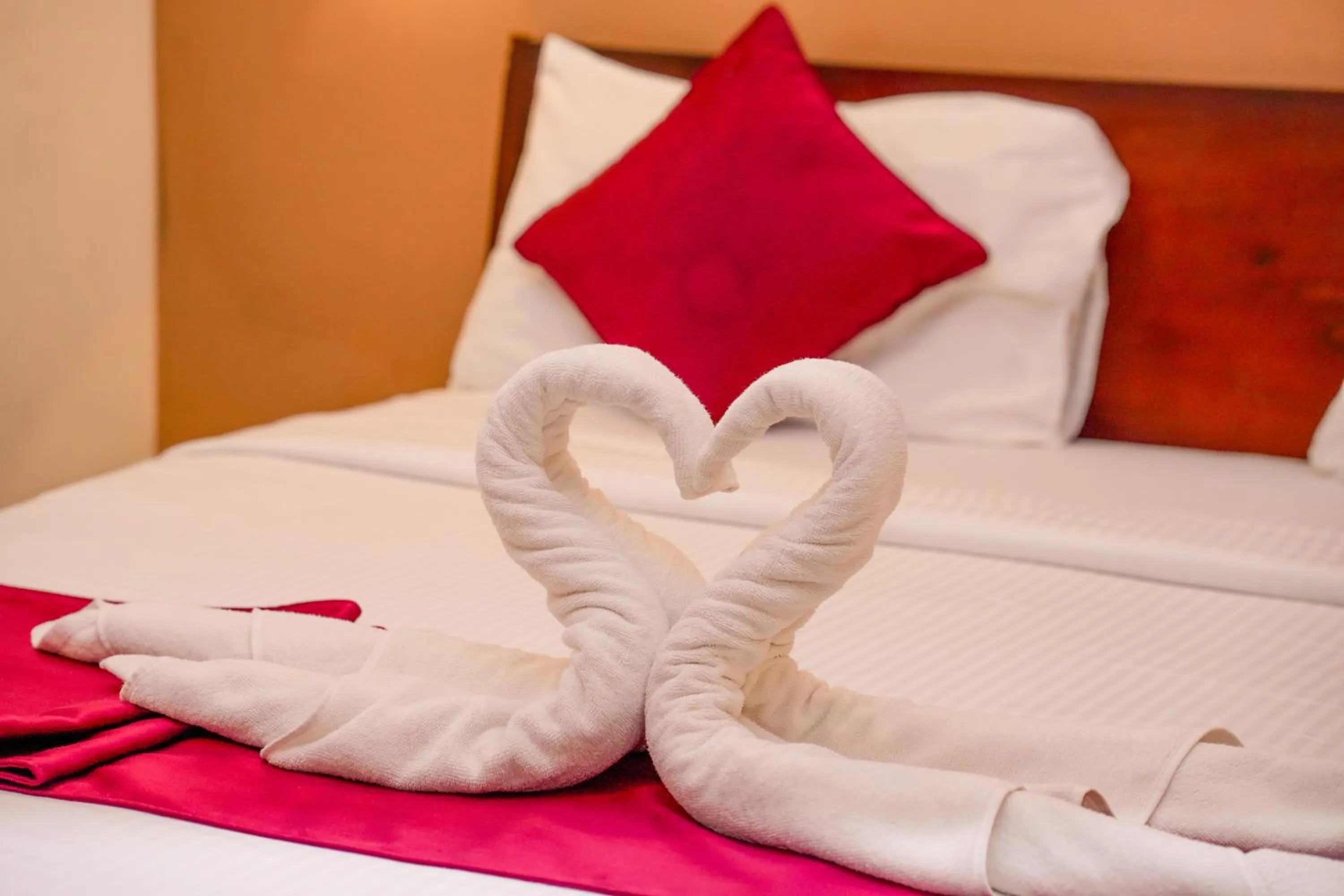 Bed in Hotel Pearl Palace