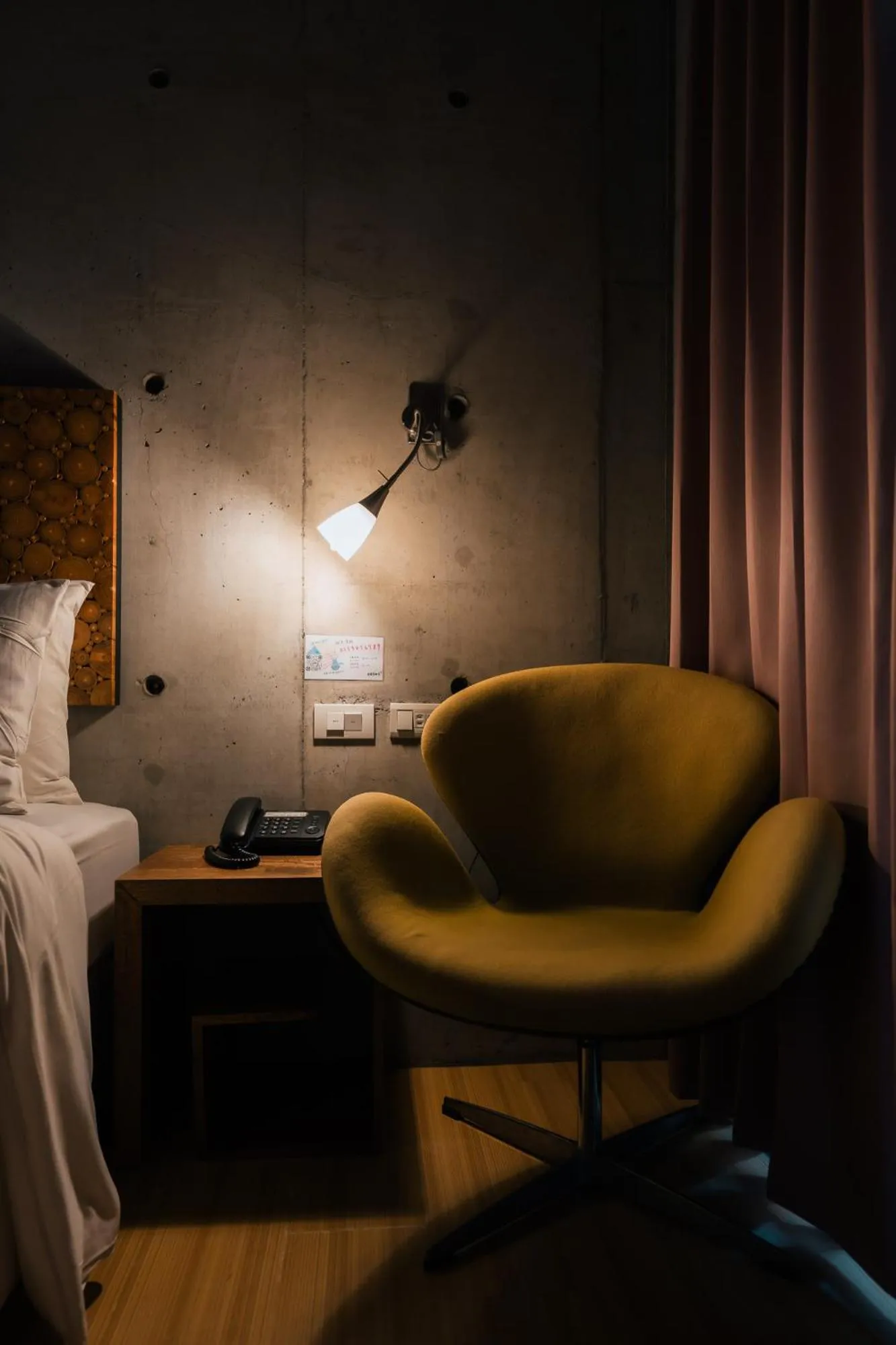 Photo of the whole room, Bed in The Light