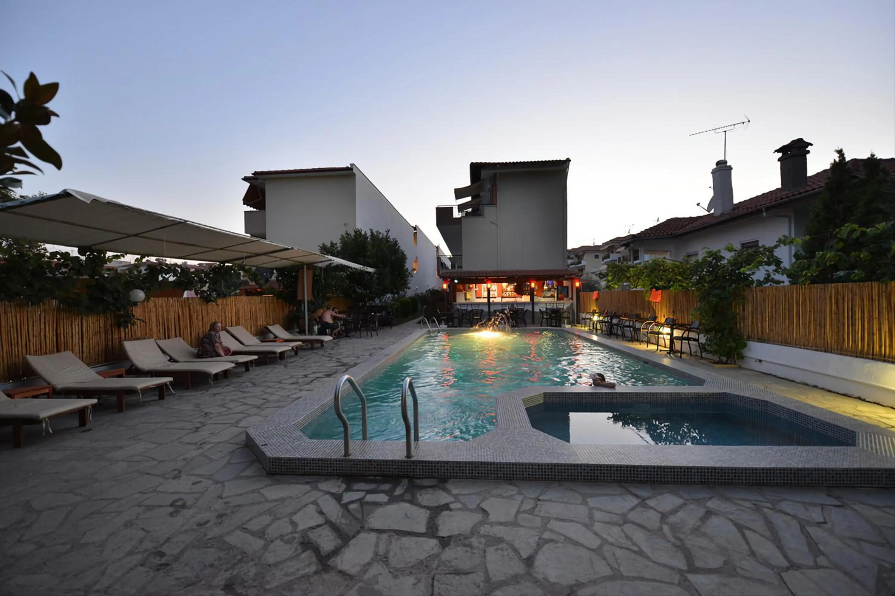 Swimming pool in Anna Christina Apartments