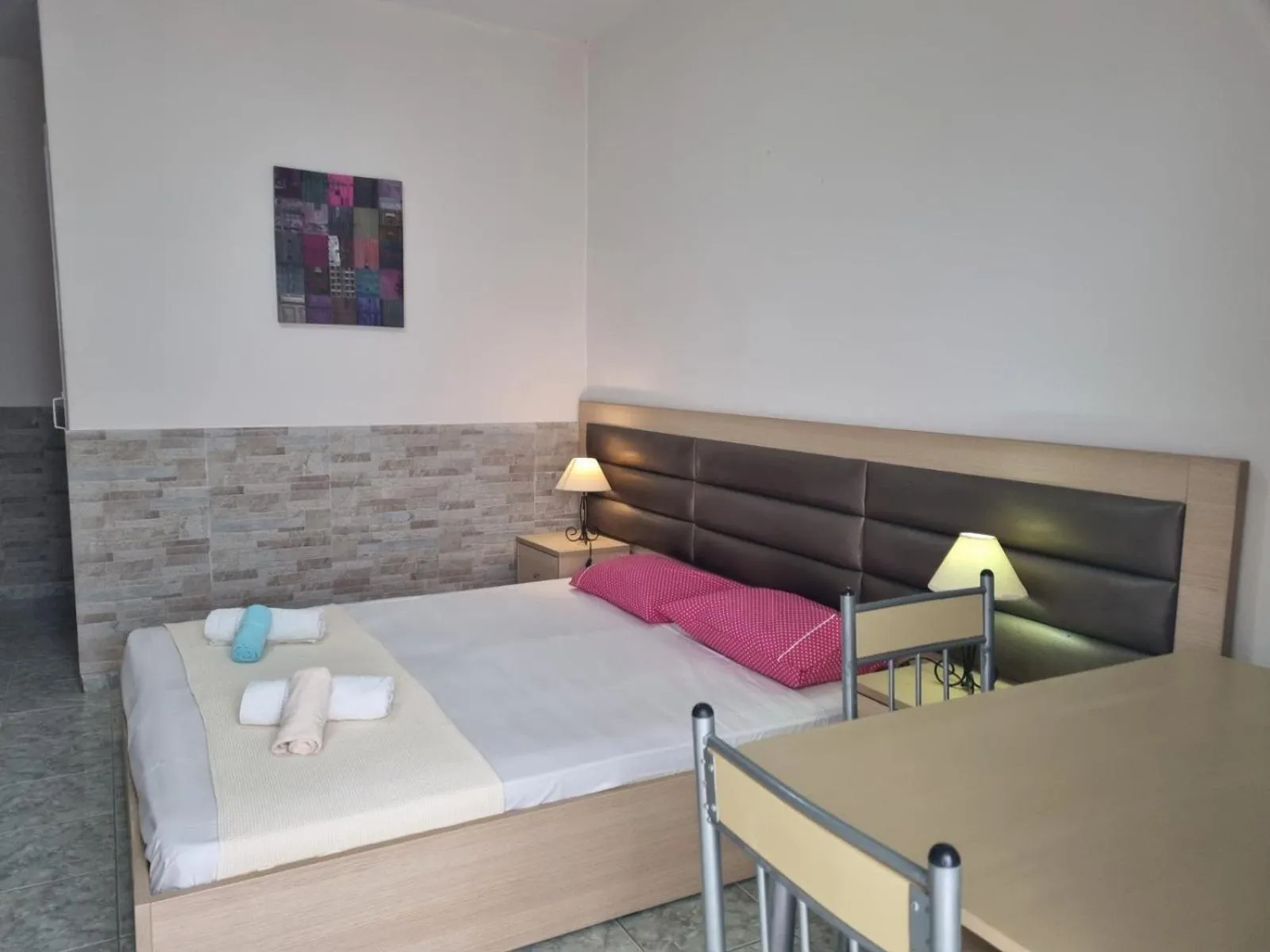 Bed in Anna Christina Apartments