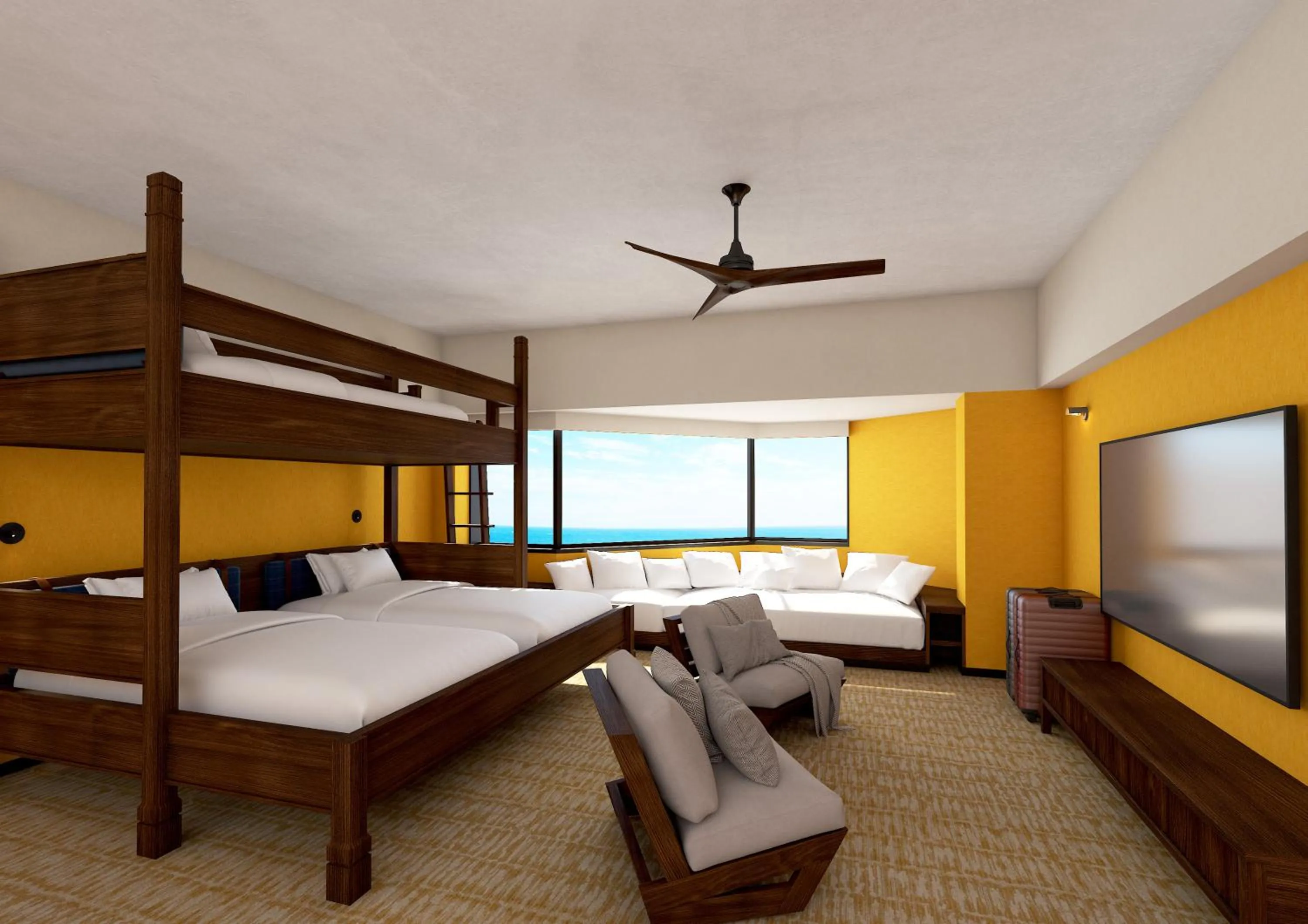 Bed in The Luigans Spa and Resort