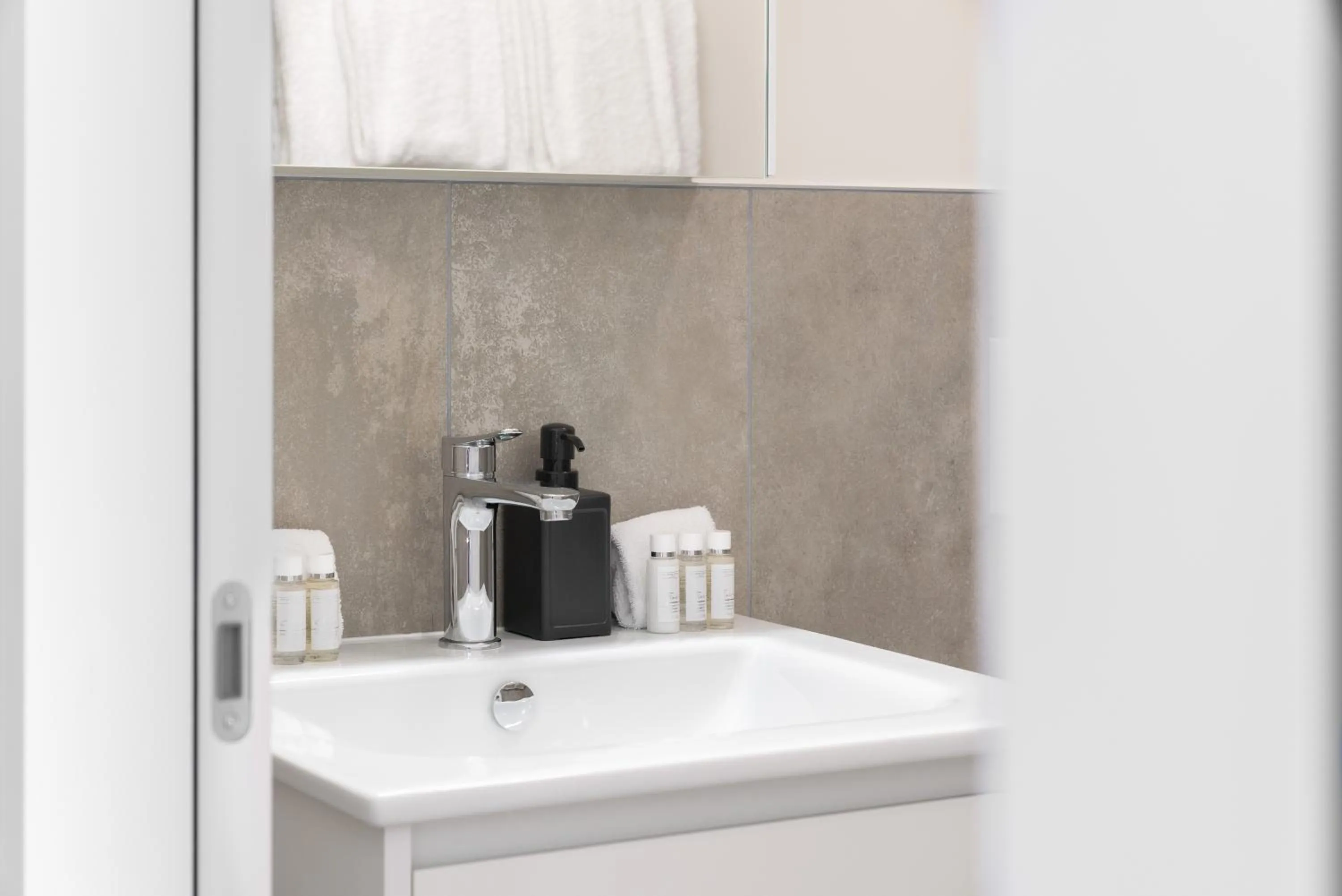 Bathroom in Swiss Hotel Apartments - Lugano