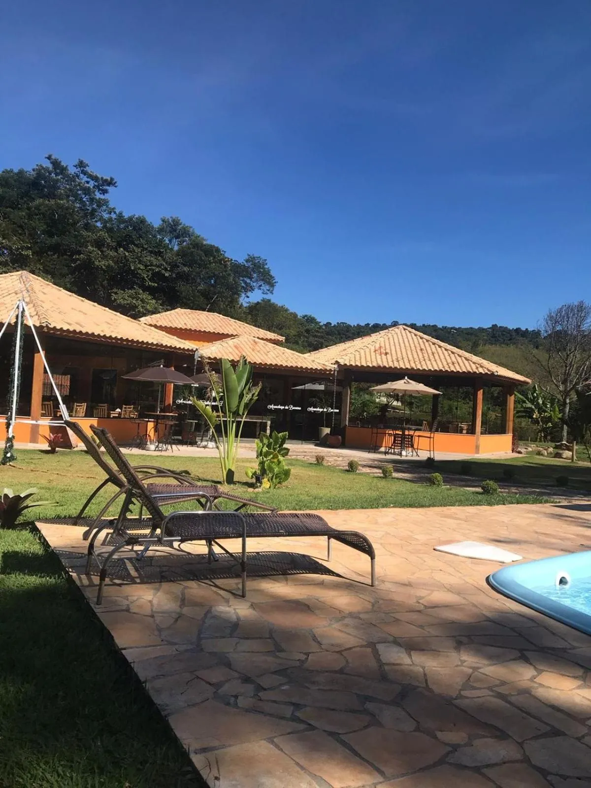 sunbed in Aconchego da bocaina