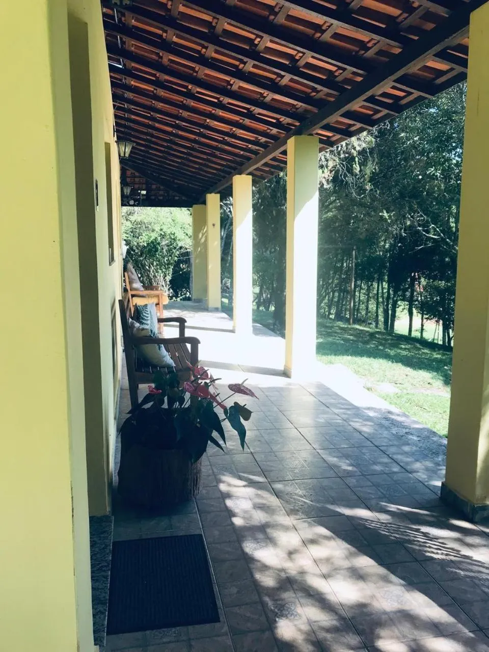 Garden view in Aconchego da bocaina