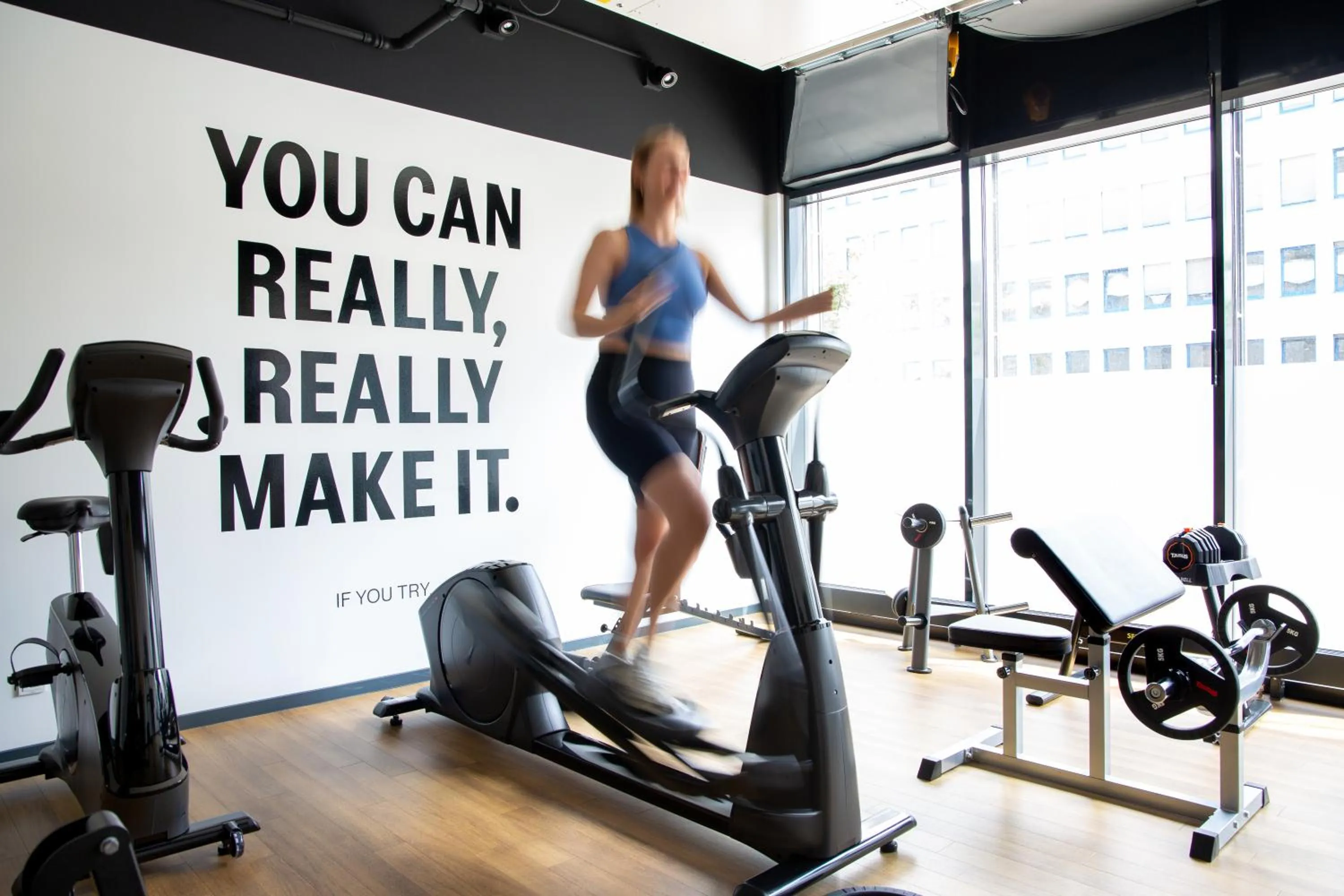 Fitness centre/facilities in STAYERY Bielefeld Hauptbahnhof