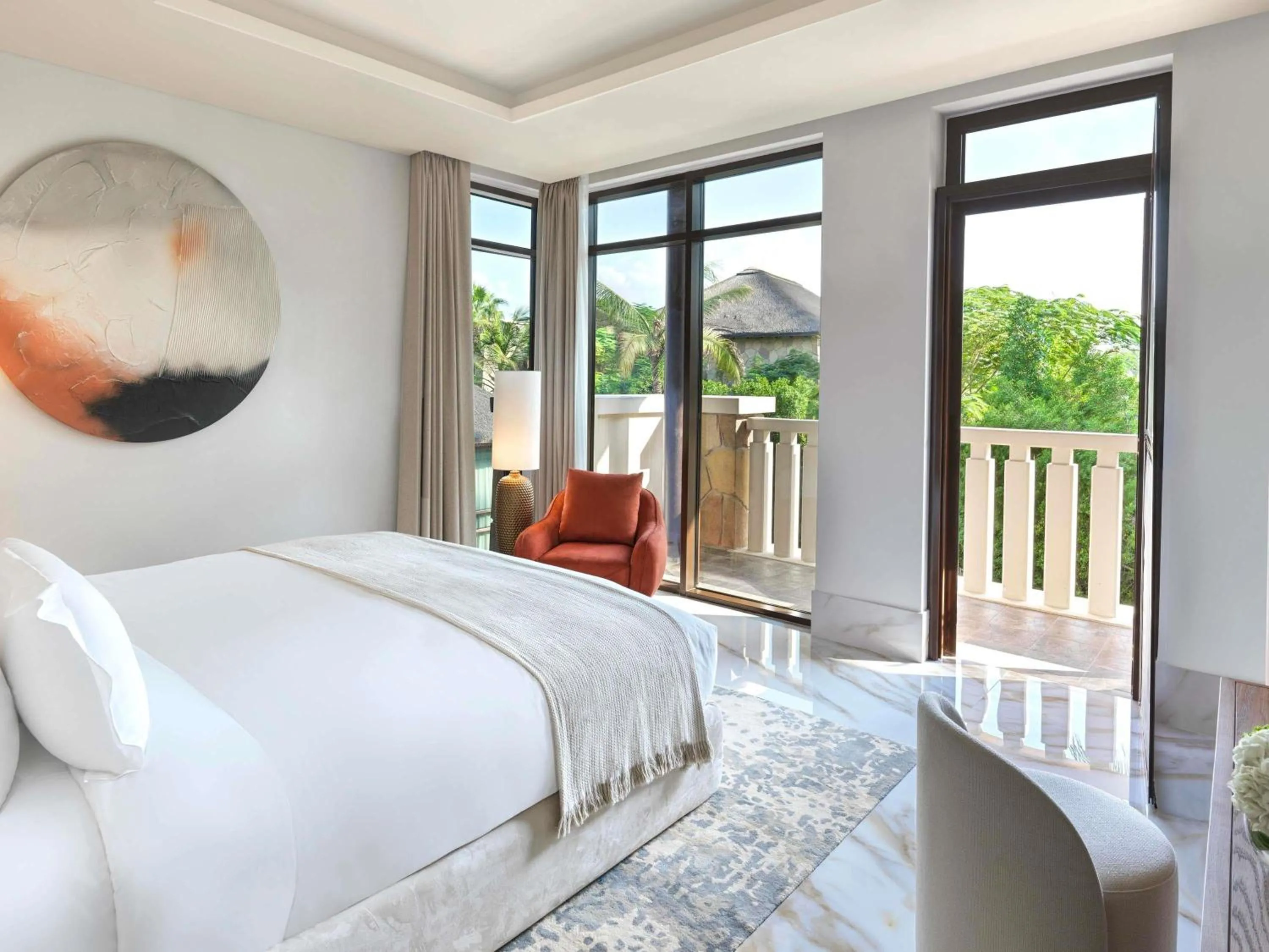 Bedroom, Bed in Sofitel Dubai The Palm Resort & Spa