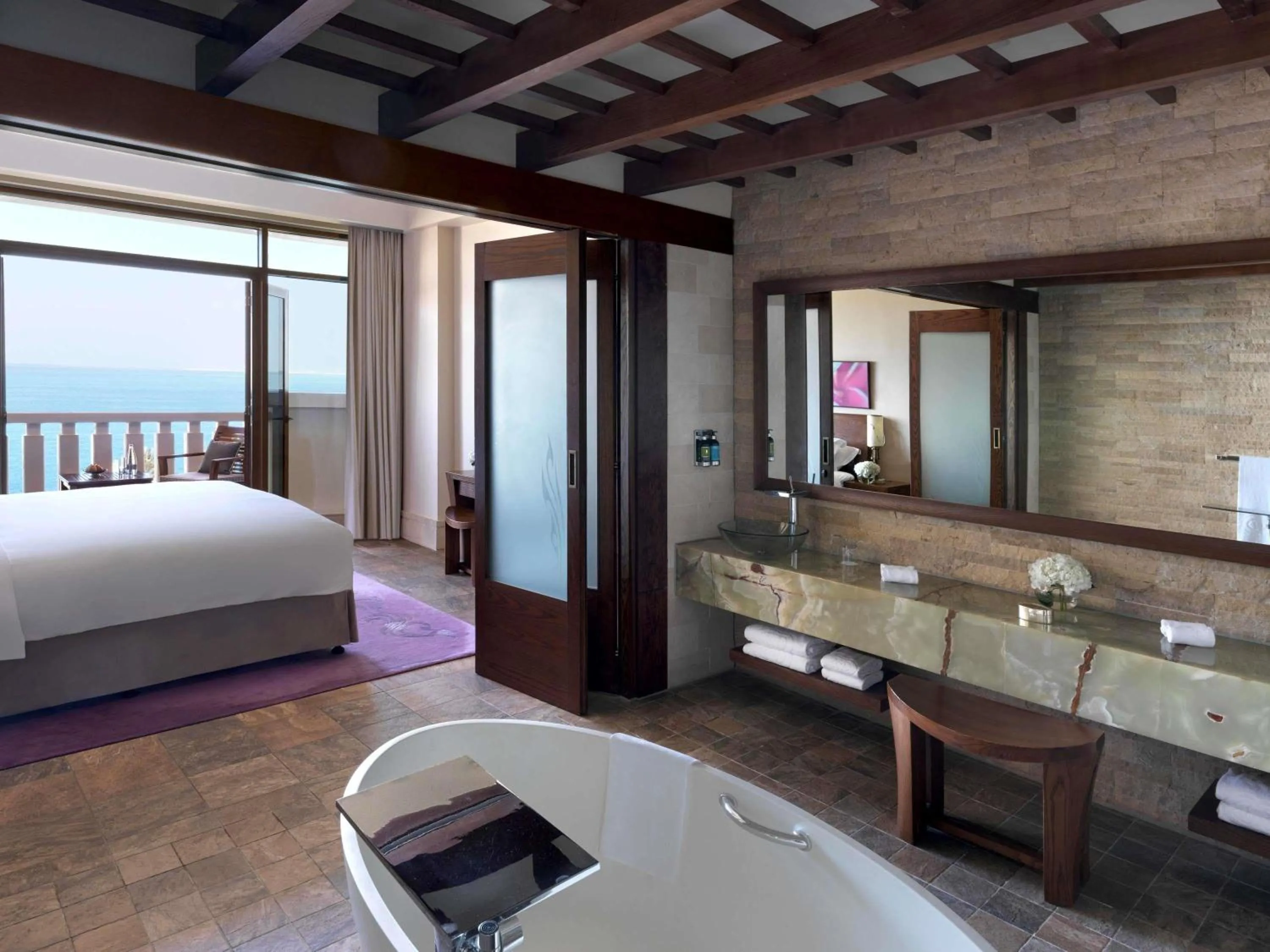 Bedroom, Bed in Sofitel Dubai The Palm Resort & Spa