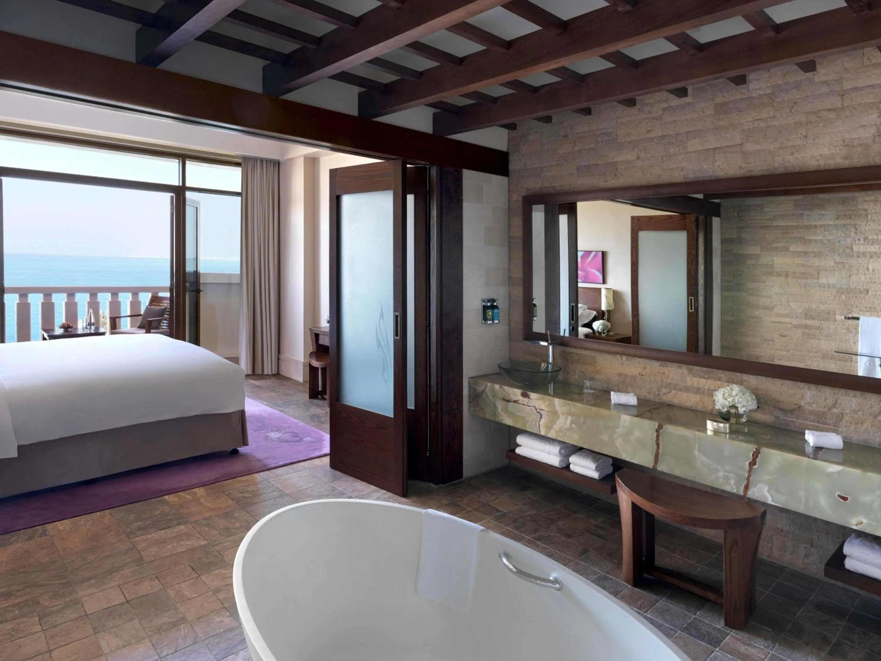 Bedroom, Bed in Sofitel Dubai The Palm Resort & Spa