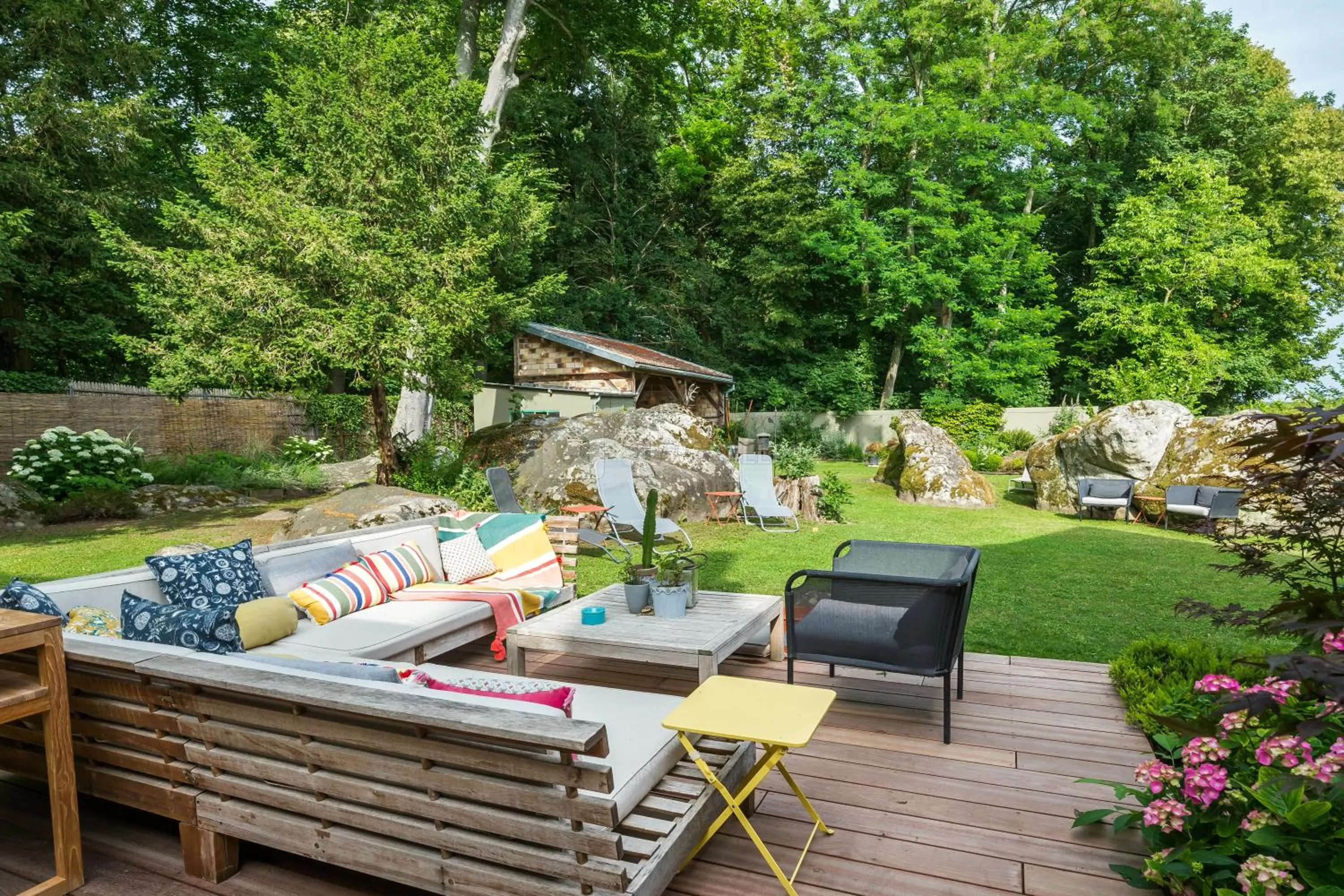 Patio in La Bastide de Barbizon