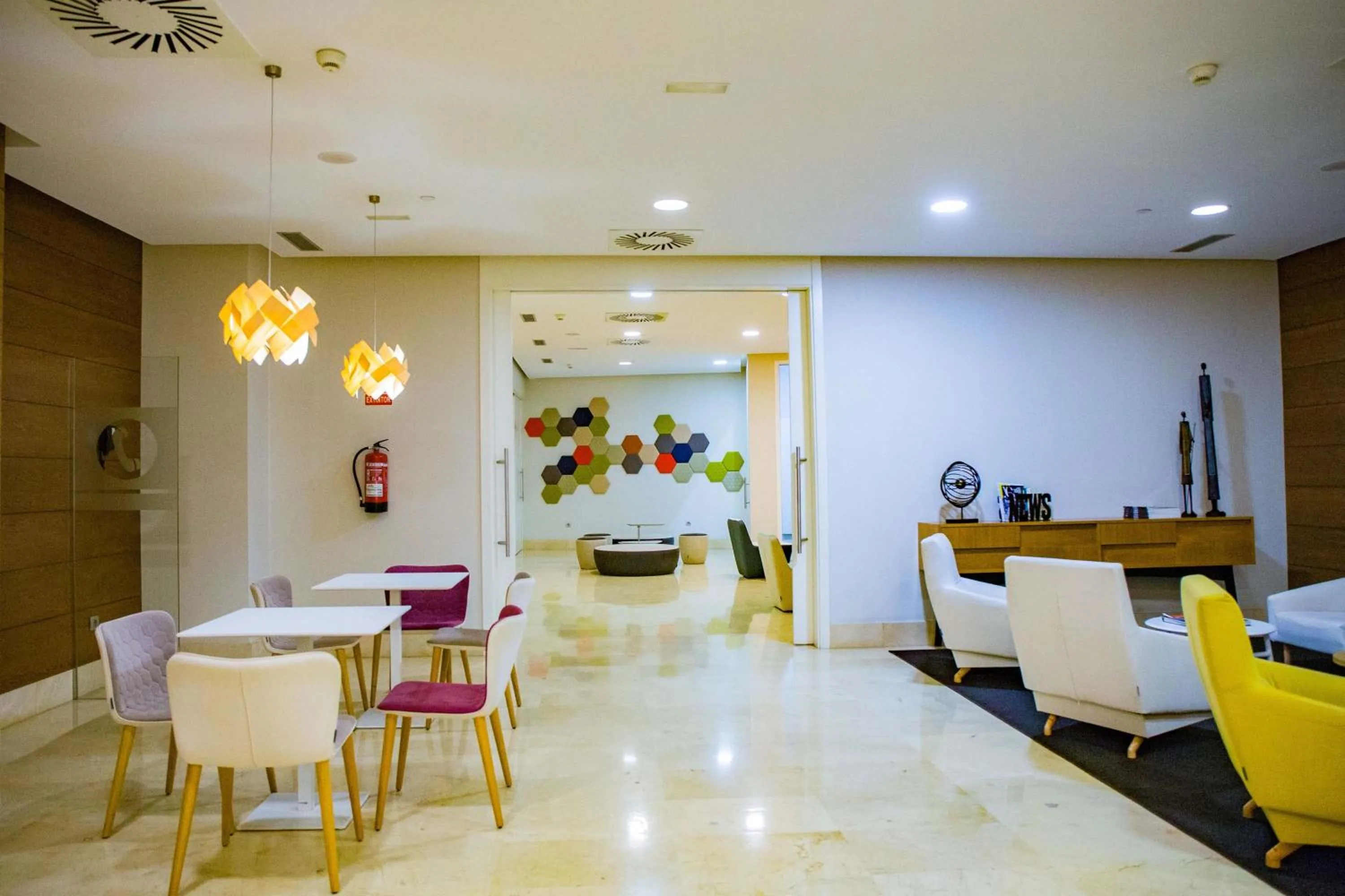 Lobby or reception in Hotel Gelmírez