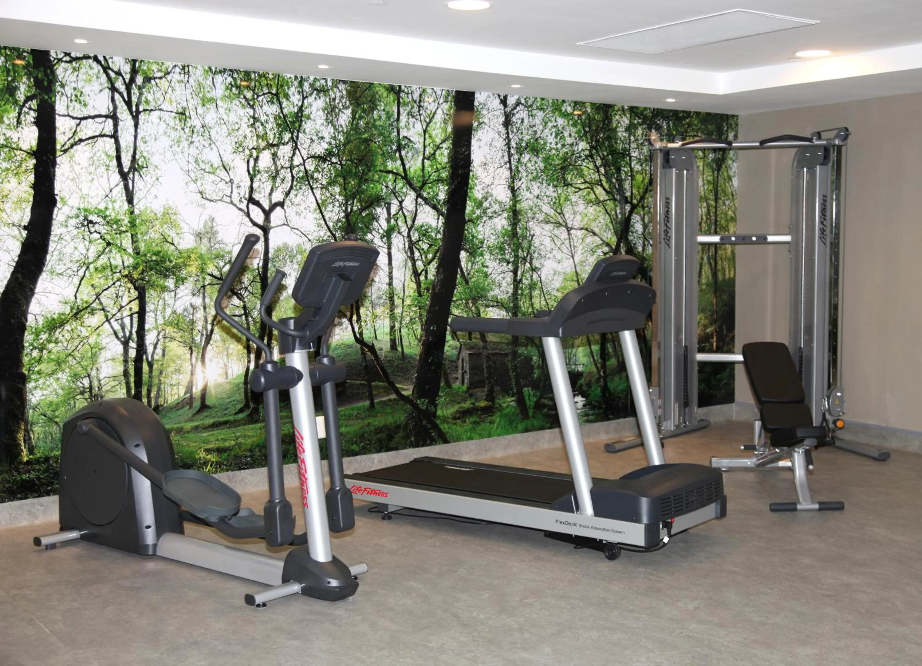 Fitness centre/facilities in Hotel Gelmírez