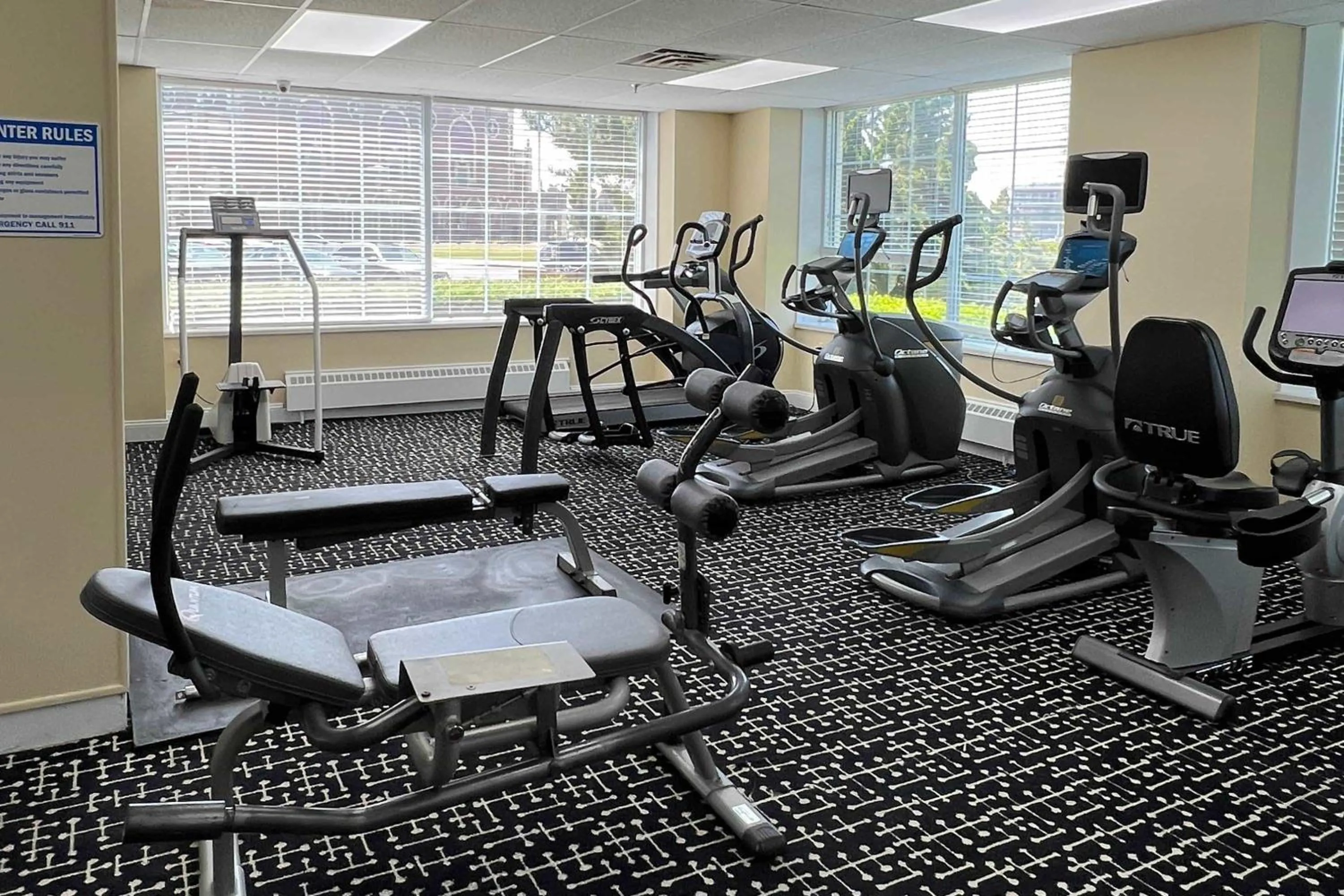 Fitness centre/facilities in Berkeley Oceanfront Hotel