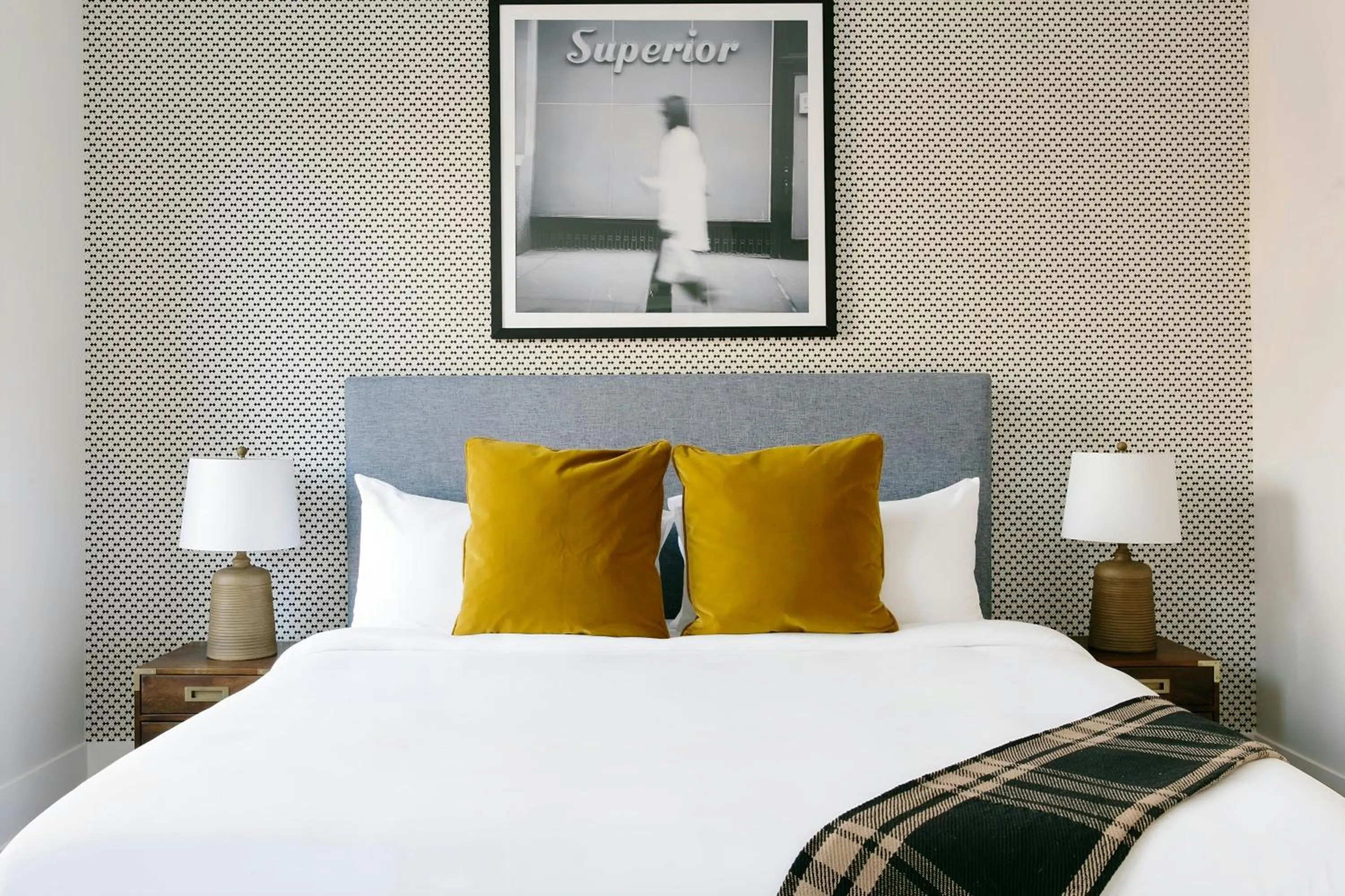 Bedroom, Bed in Sonder by Marriott Bonvoy Greektown Apartments