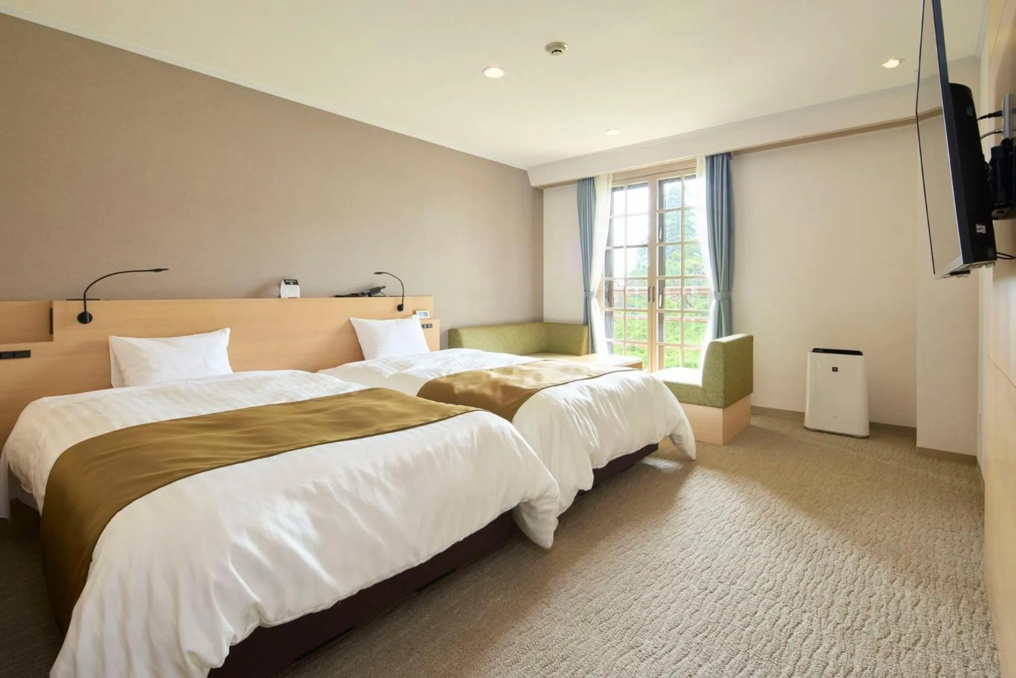 Bed in Hotel Marroad Hakone