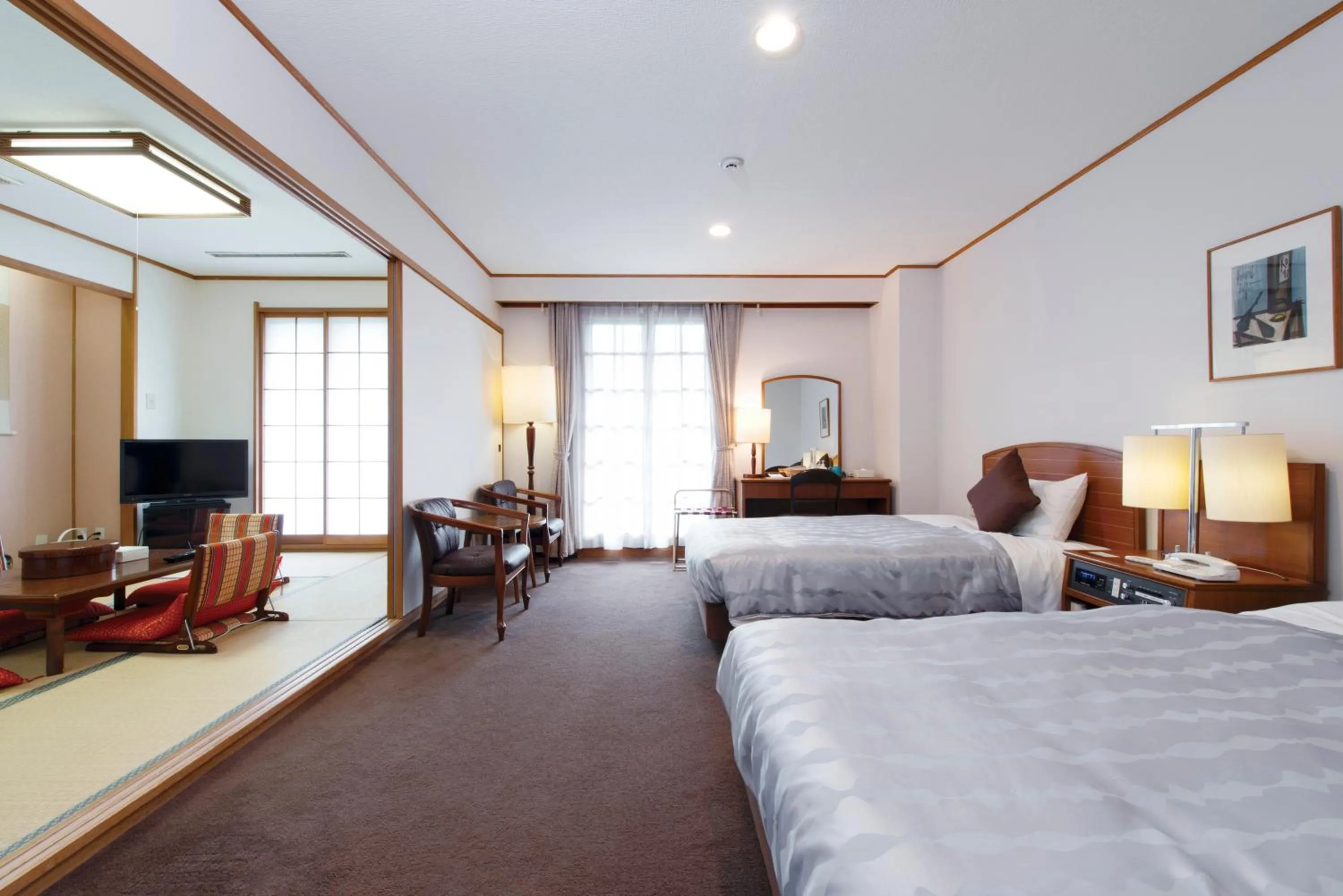 Bed in Hotel Marroad Hakone